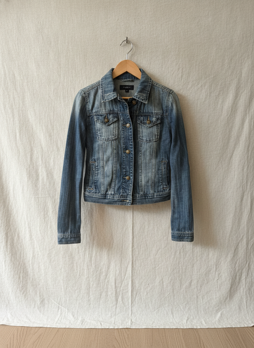Denim Classic Jacket - Studio Shot