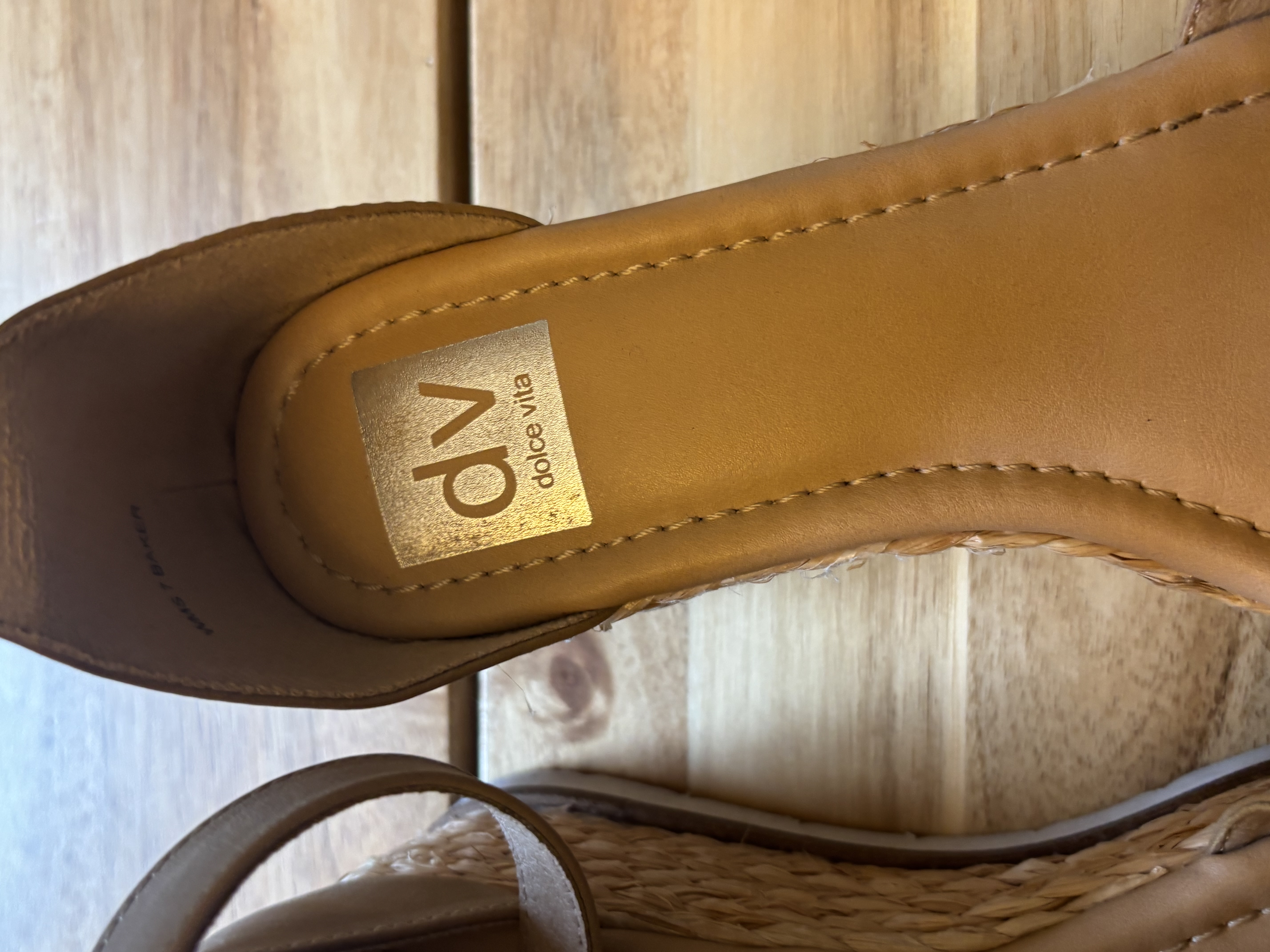 Dolce Vita Tan Wedge Sandals