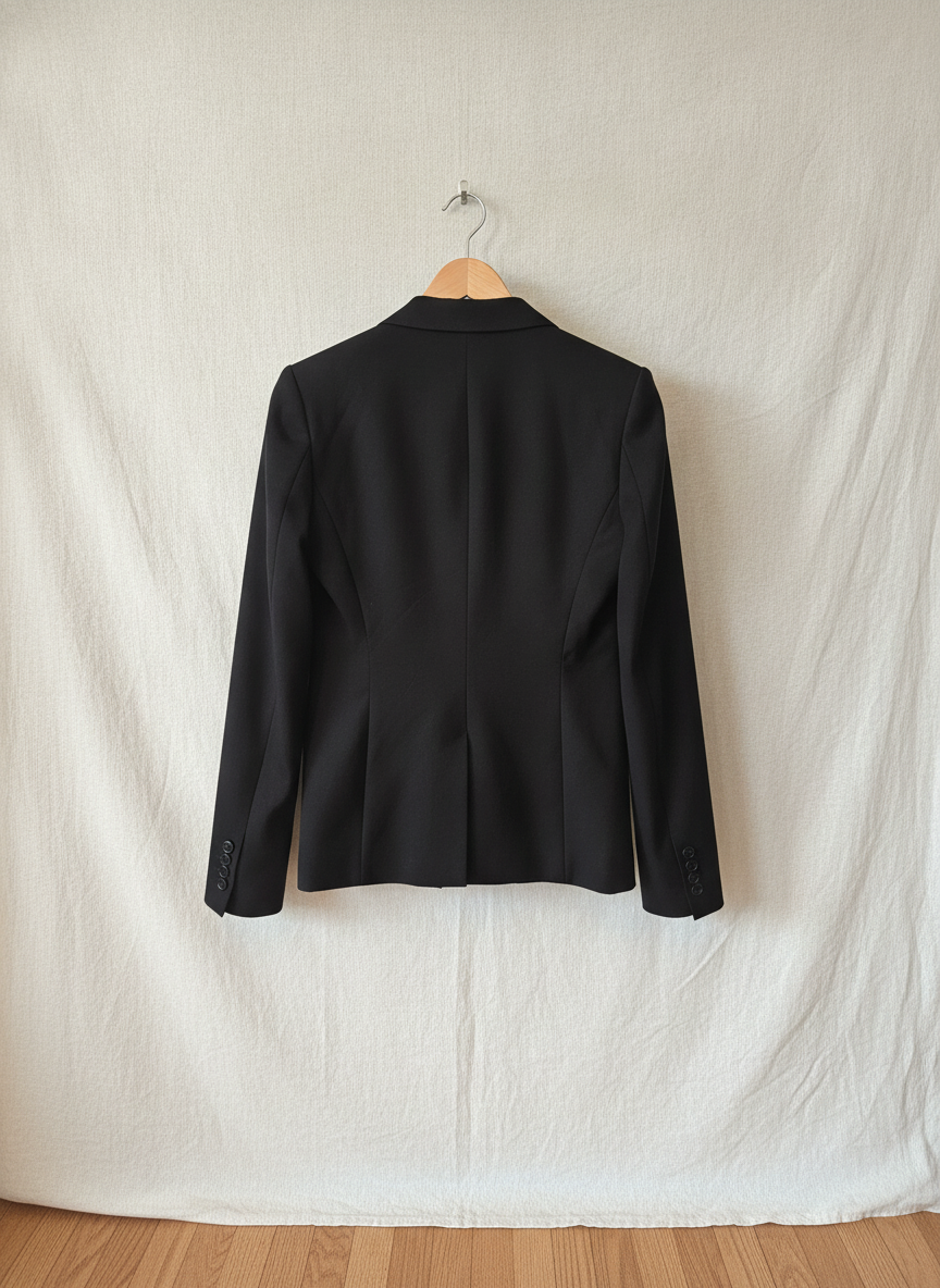 J.Crew Classic Black Blazer - Studio Shot