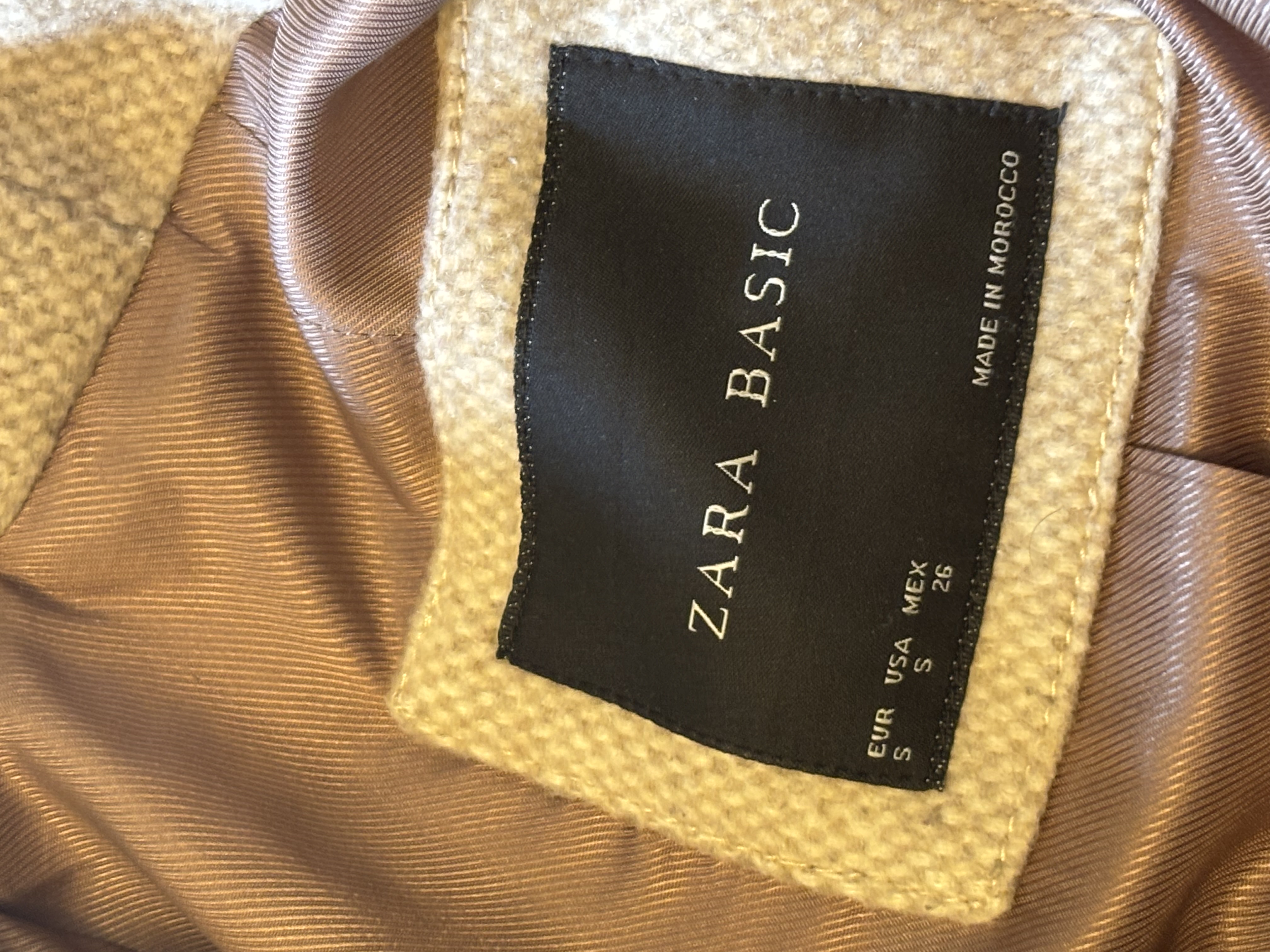Zara Basic Chic Belted Wrap Coat