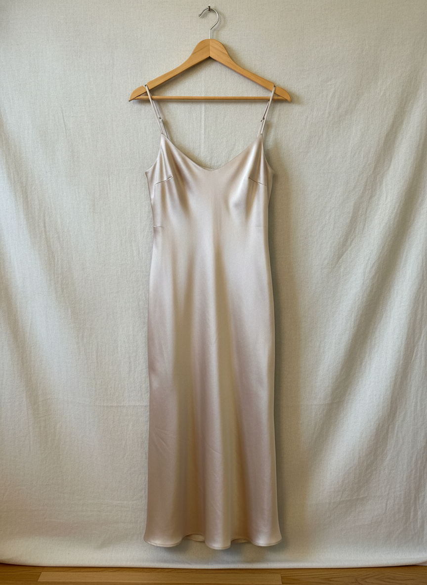 Song of Style Elegant Satin Slip Dress