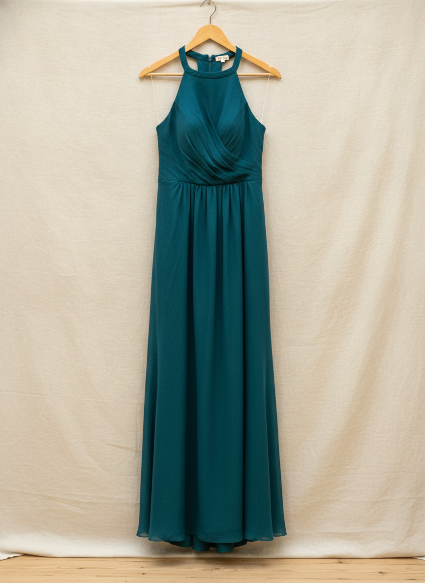 AW Bridal Elegant Halter Gown - Studio Shot