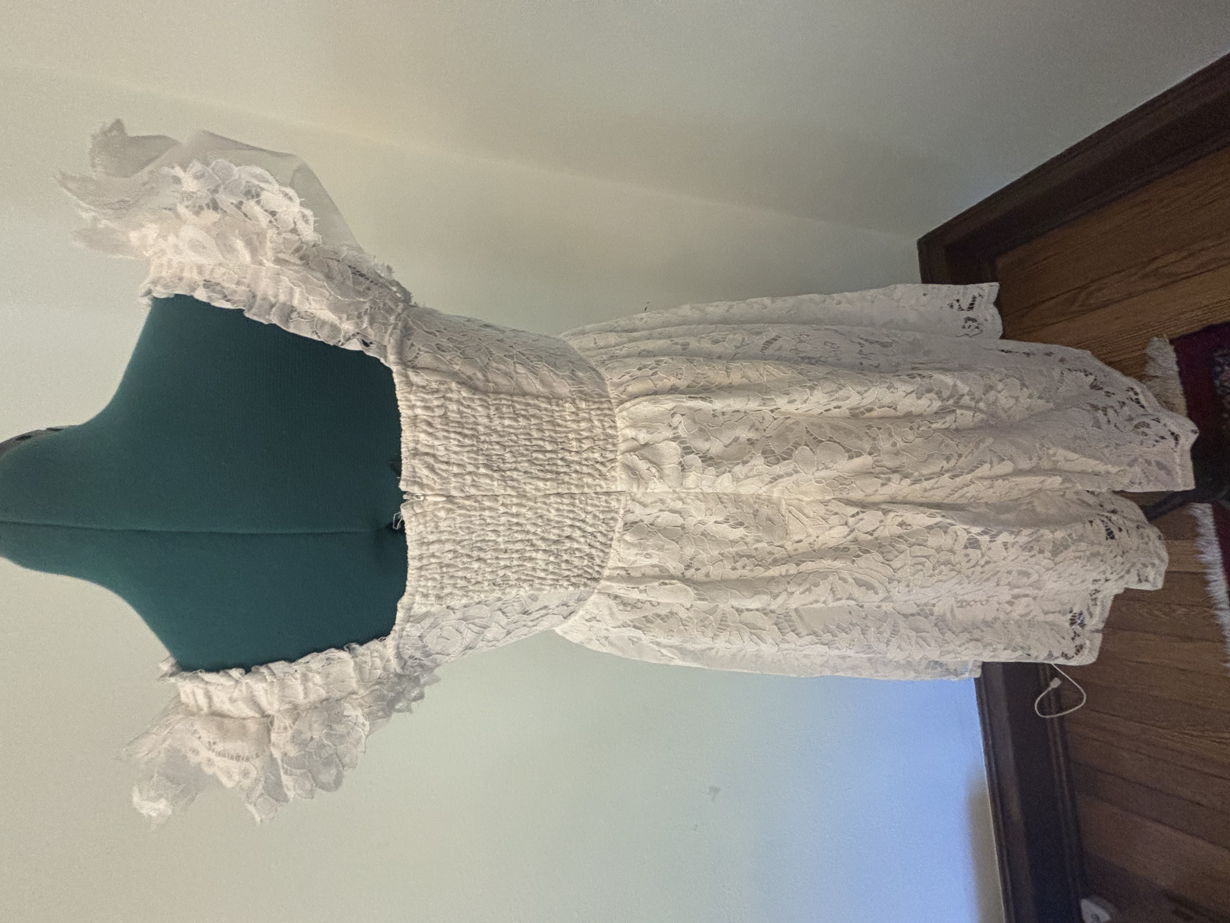 Exlura White Lace Dress