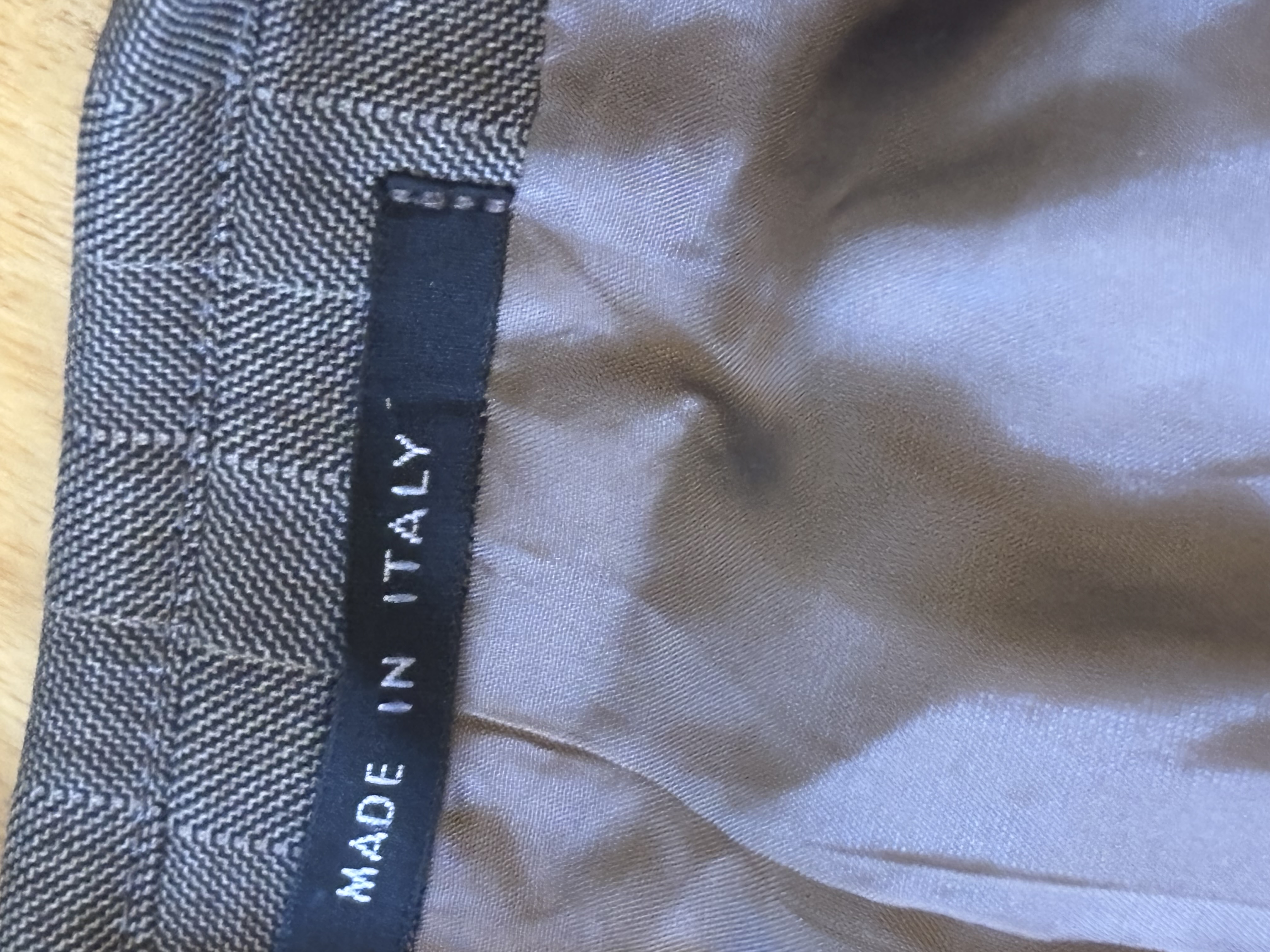 Italian Tailored Brown Suit Jacket and Pants