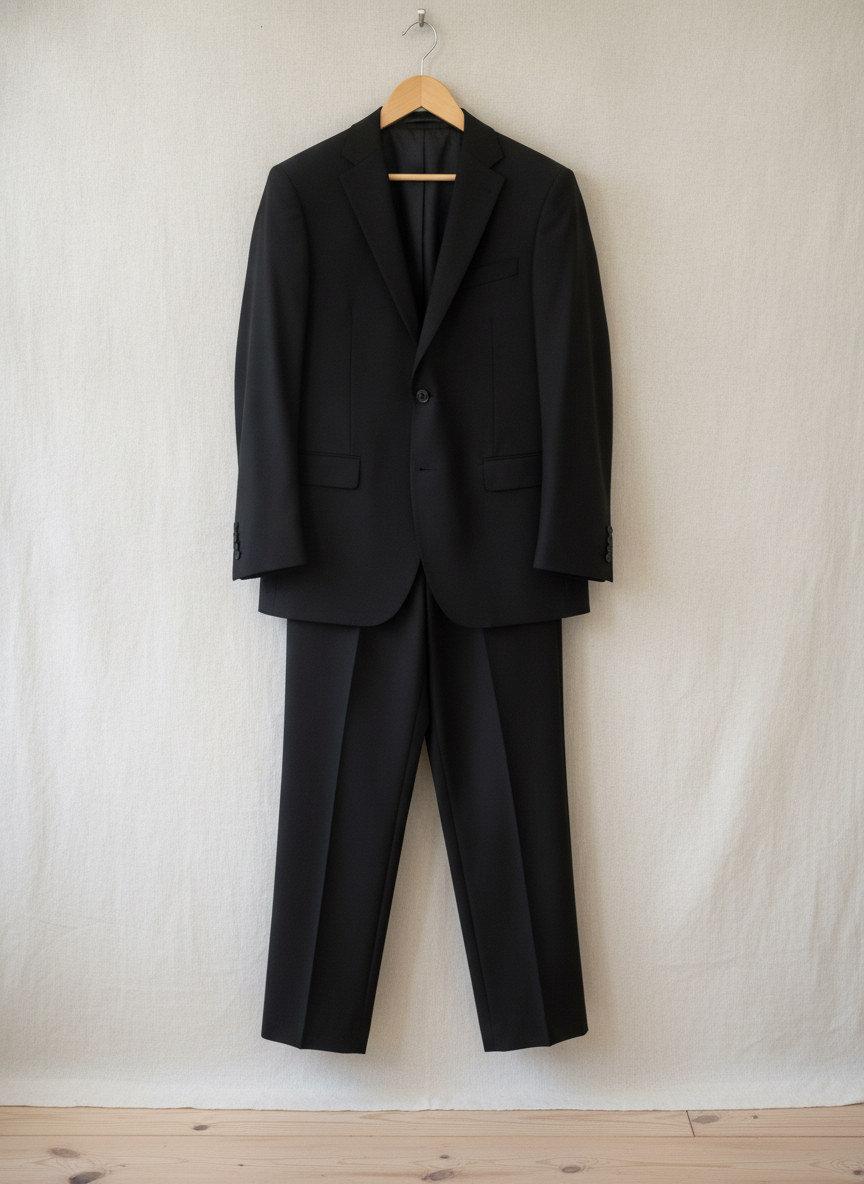 Classic Black Two-Piece Suit