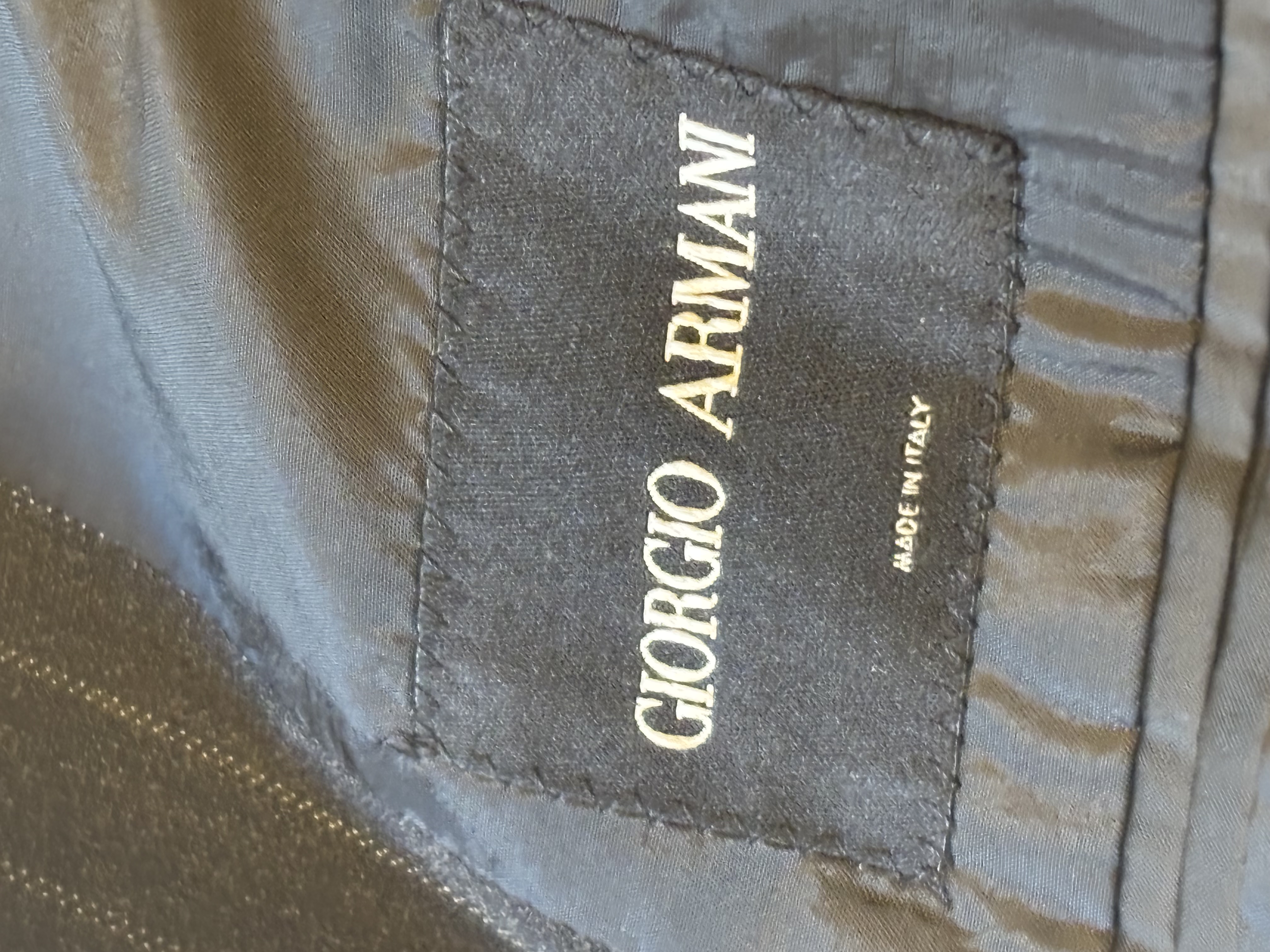 Giorgio Armani Classic Pinstripe Suit