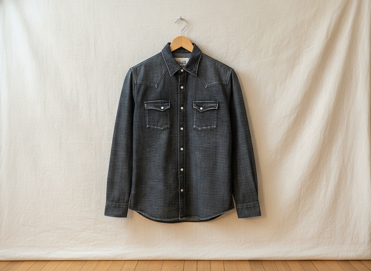 The Kooples Black Jean Shirt