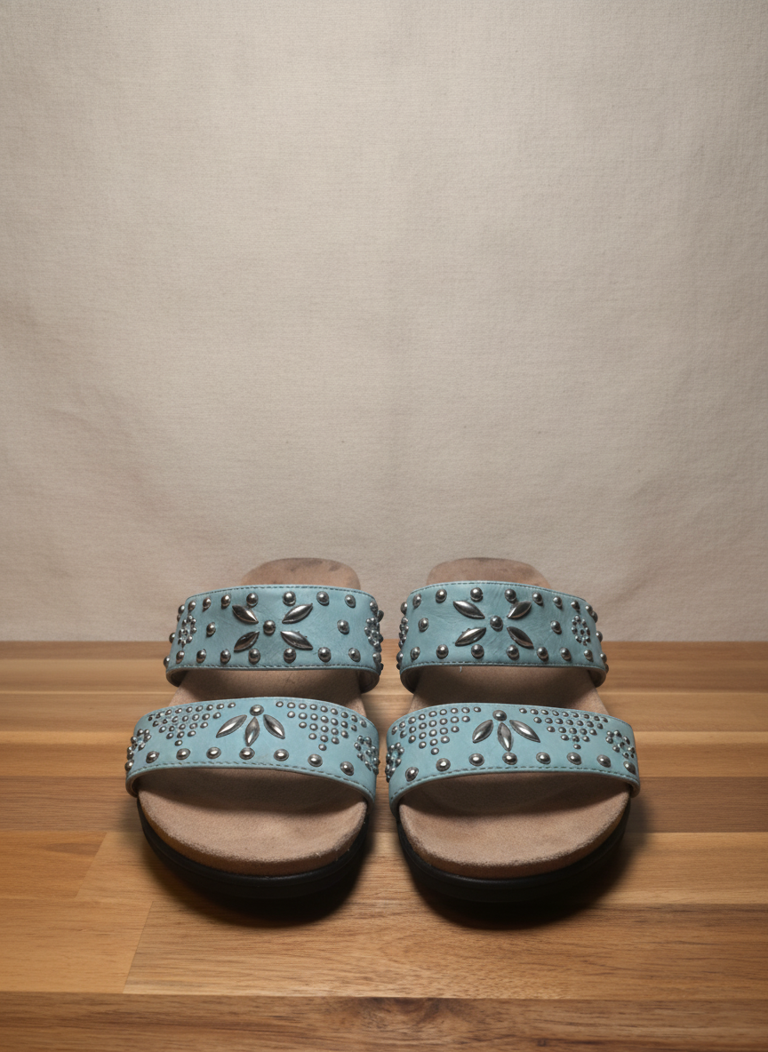 Naturalizer Studded Slide Sandals