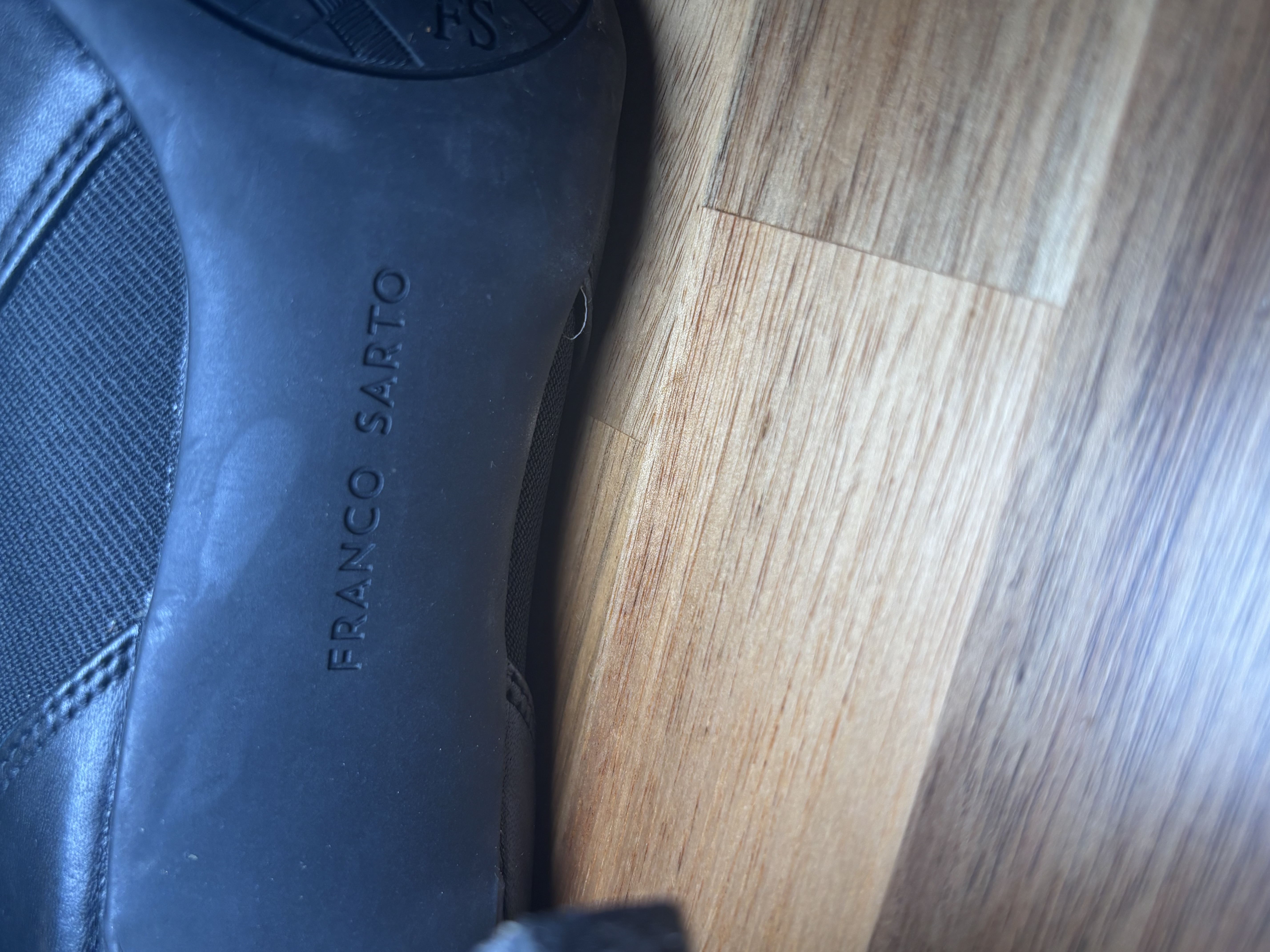 Franco Sarto Sleek Black Ankle Boots