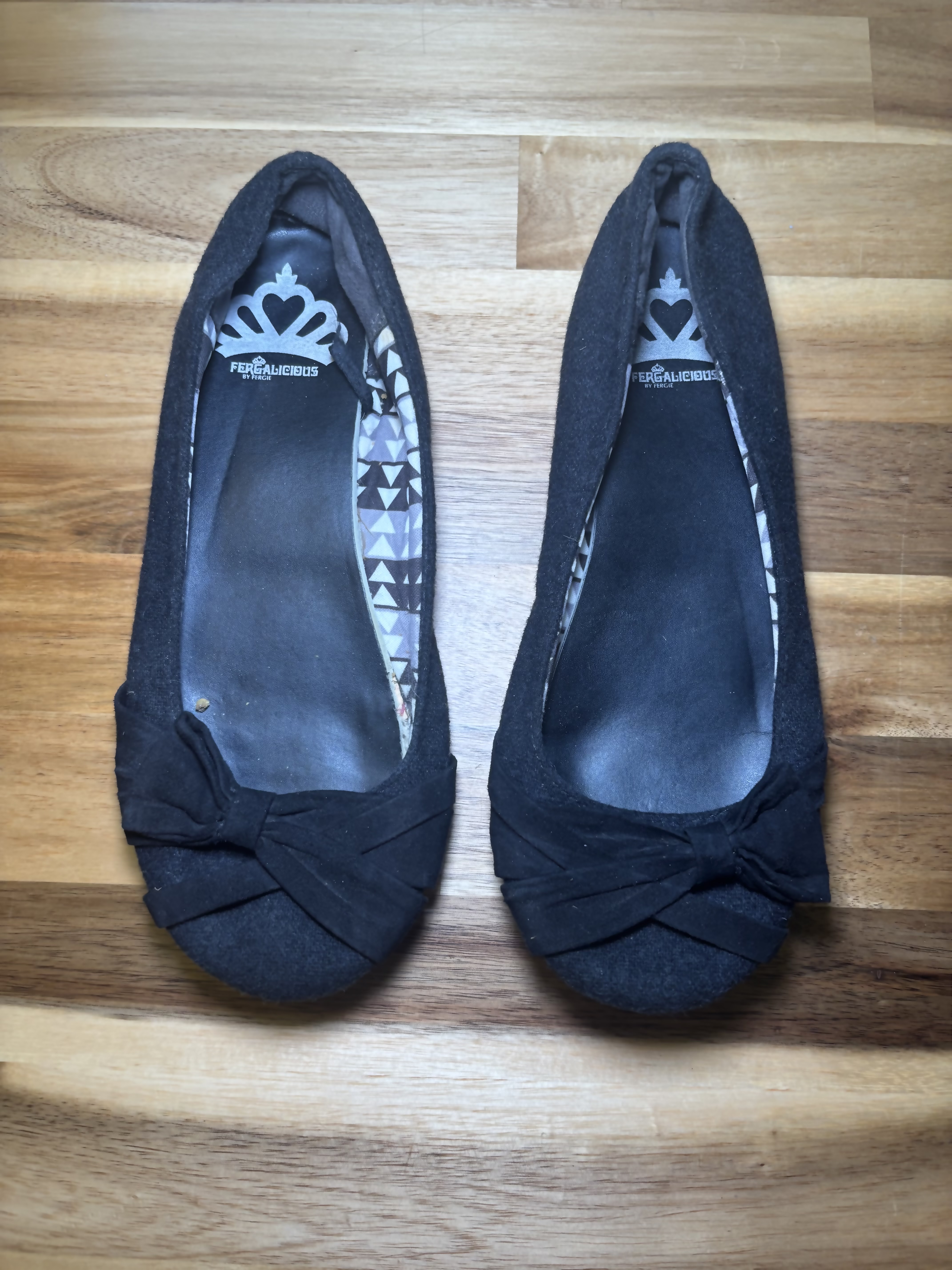 Fergalicious by Fergie Casual Black Flats