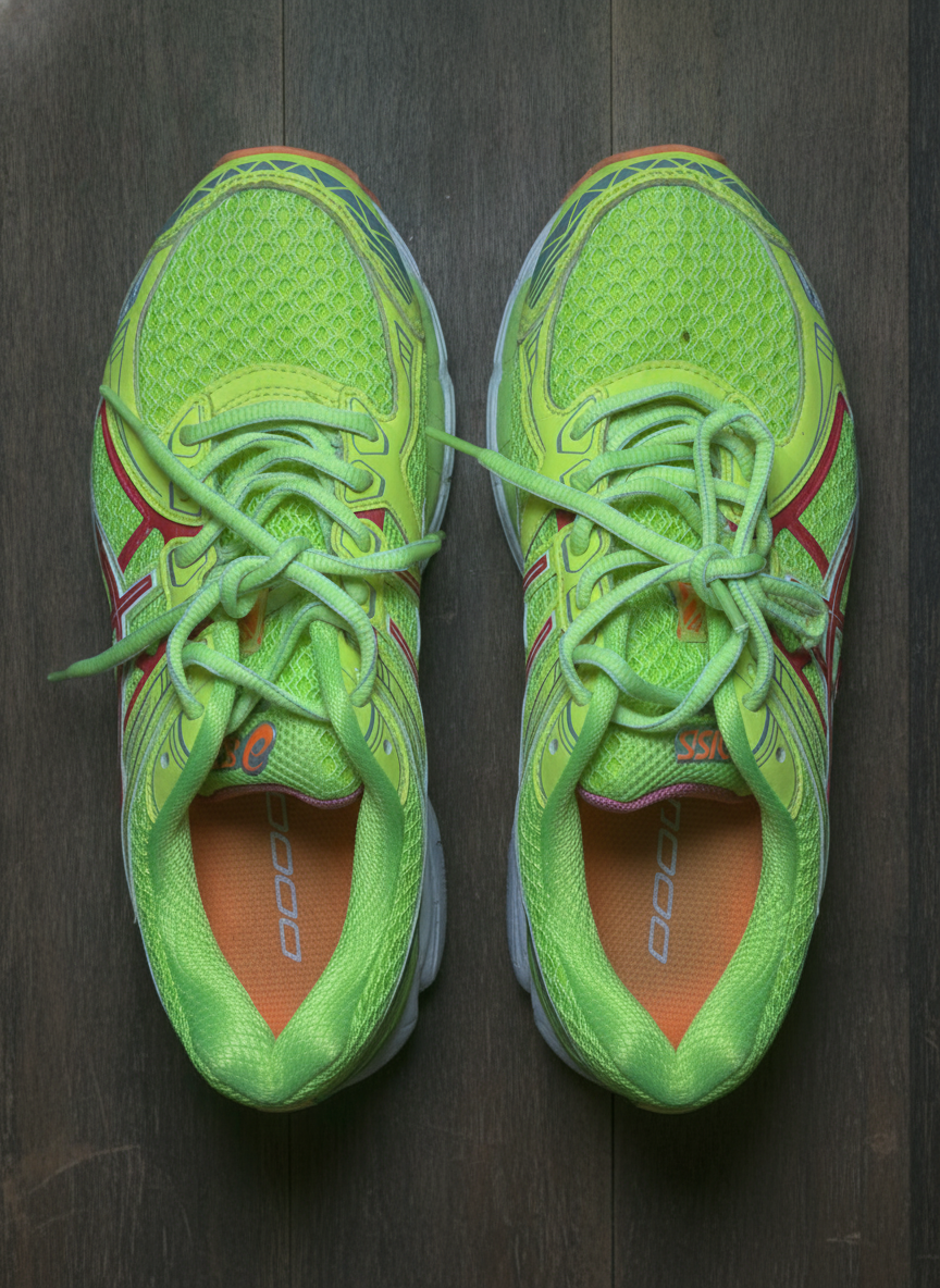 ASICS Vibrant Running Shoes - Styled Flat-Lay