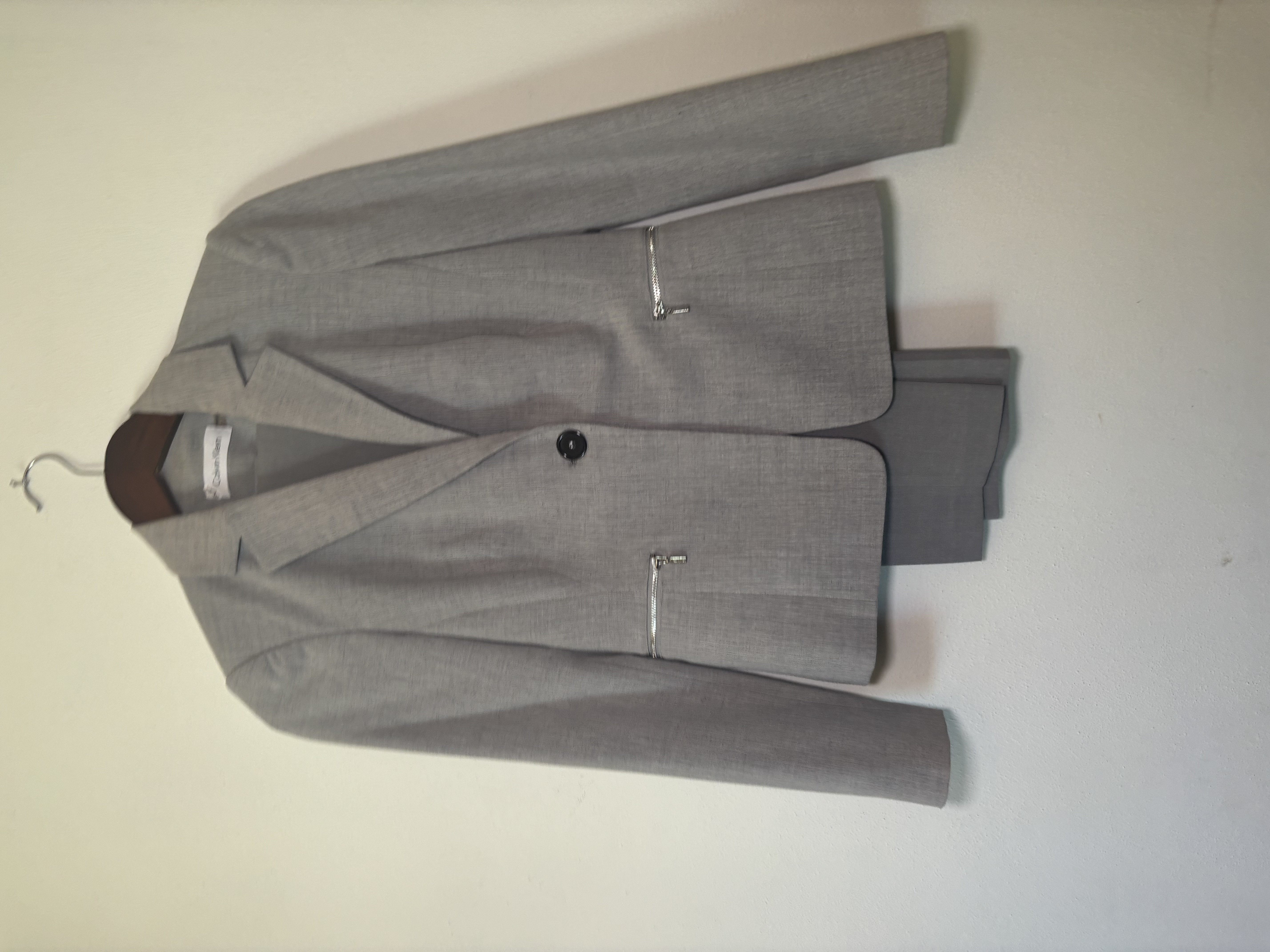 Calvin Klein Classic Gray Suit Jacket