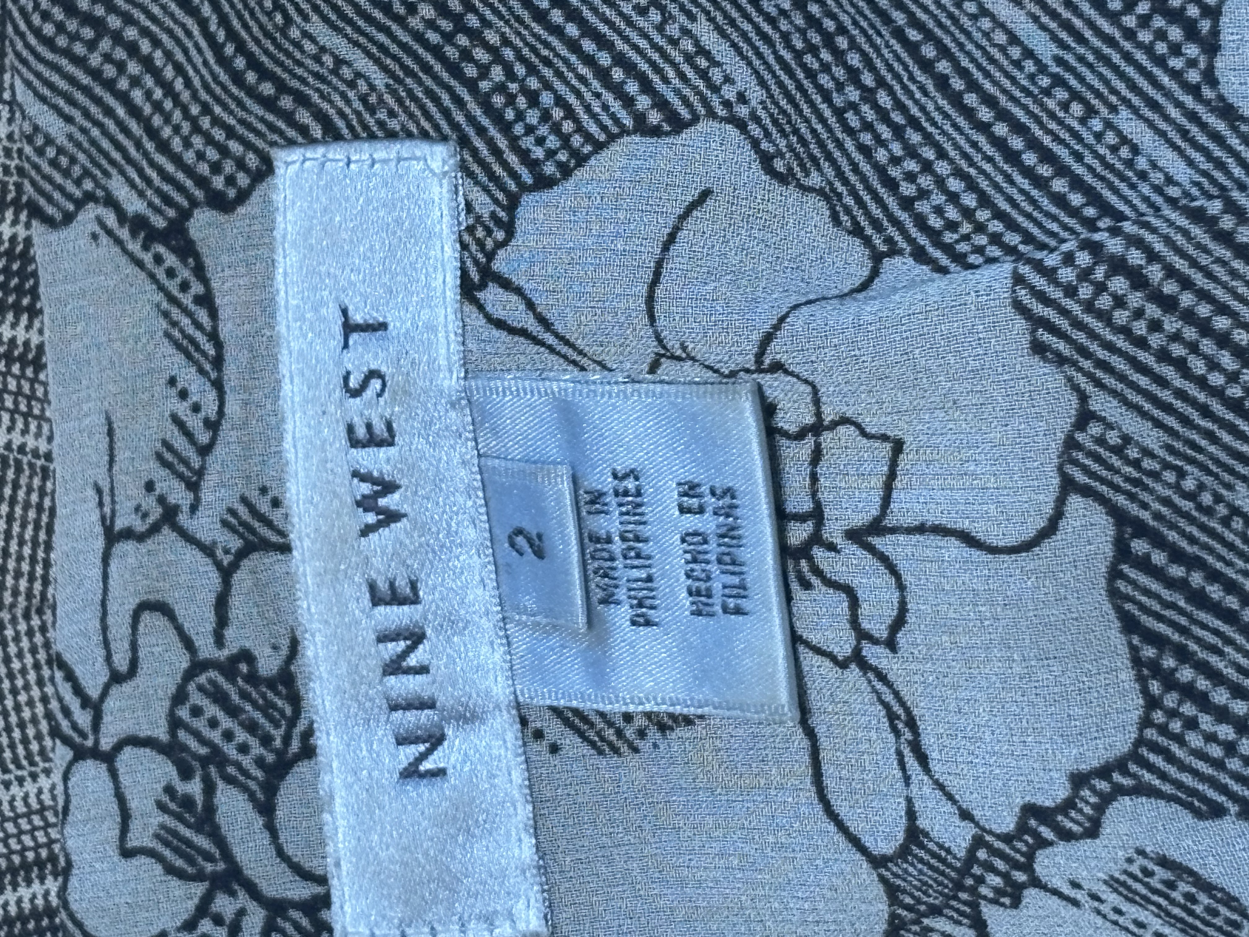 Nine West Plaid Skirt Suit Set