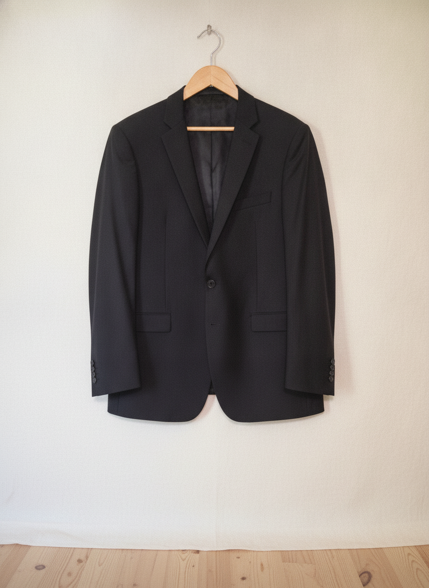Unknown Brand Classic Black Blazer - Studio Shot