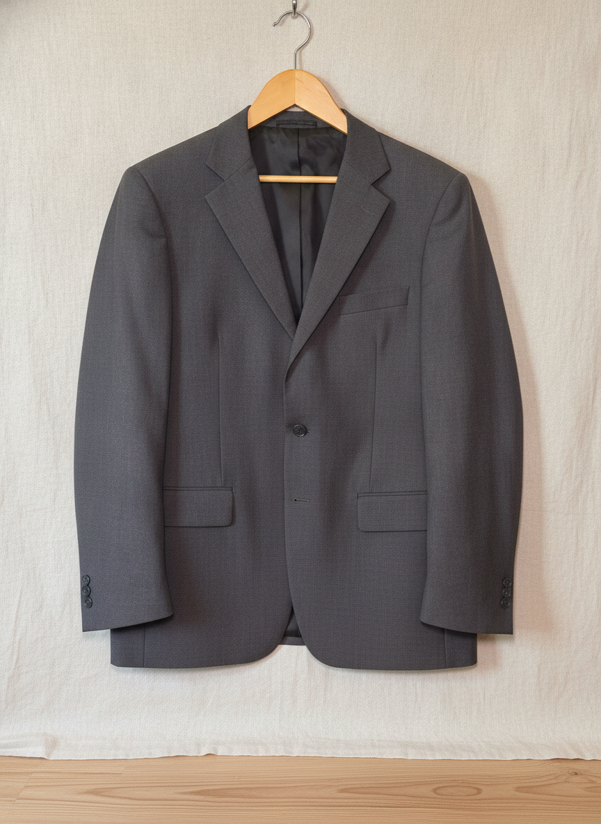 Unknown Brand Charcoal Mens Blazer