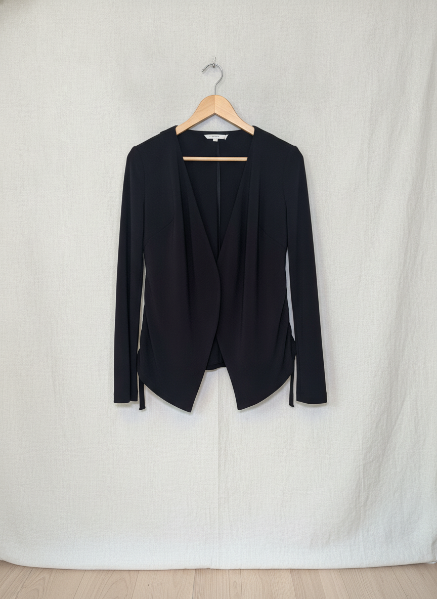 BCBGeneration Black Draped Blazer