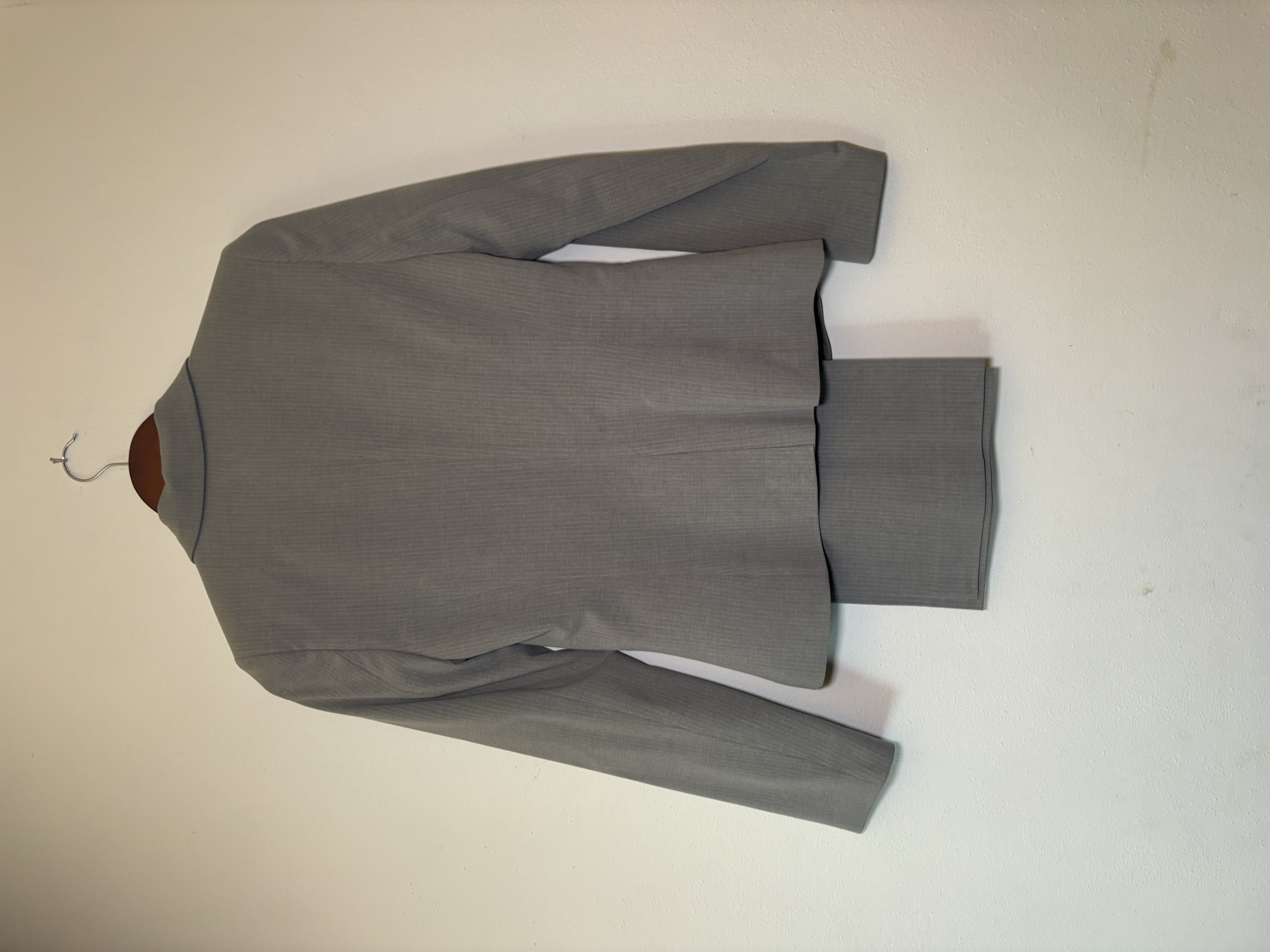Calvin Klein Grey Pinstripe Blazer