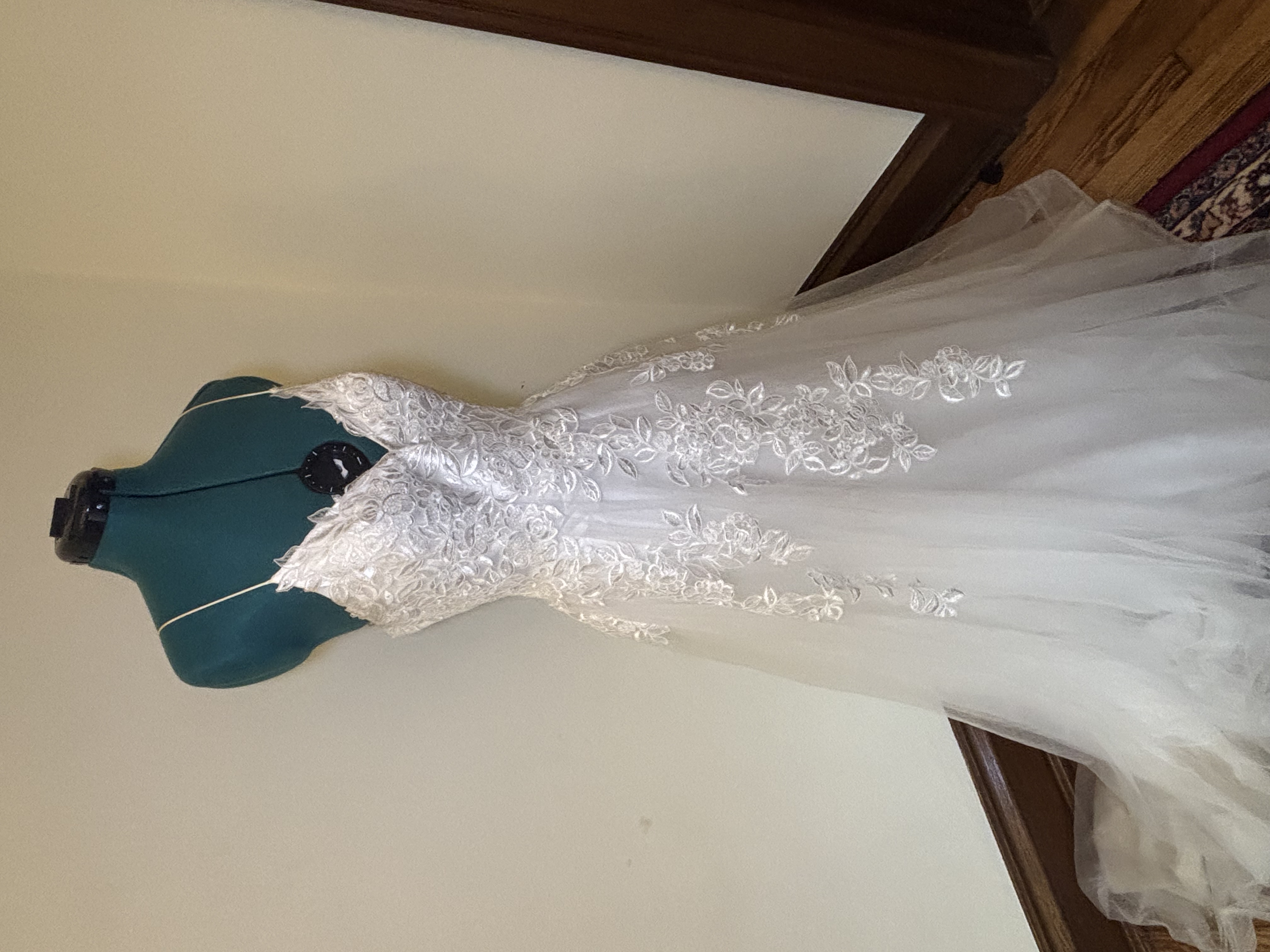 Amelia Couture Floral Lace Gown
