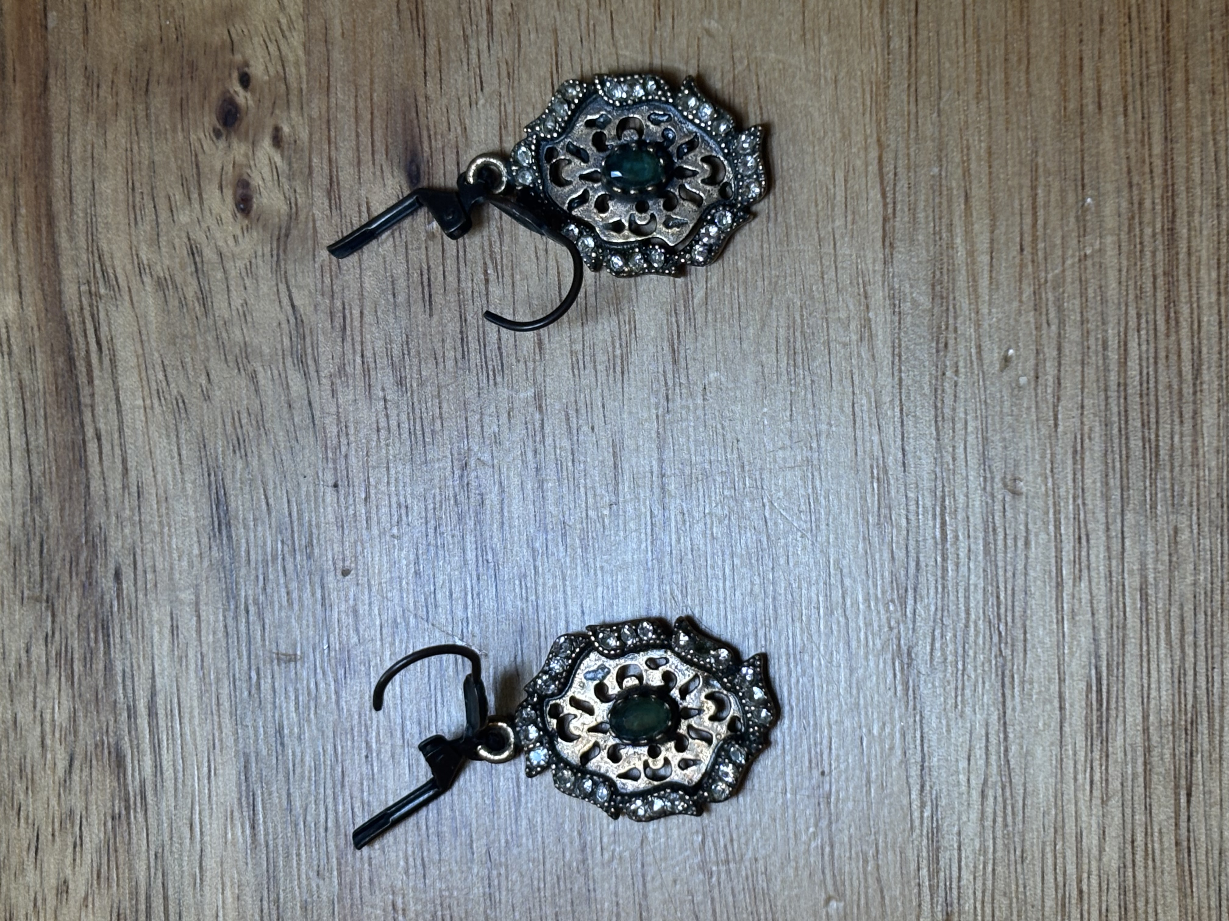Vintage Filigree Drop Earrings