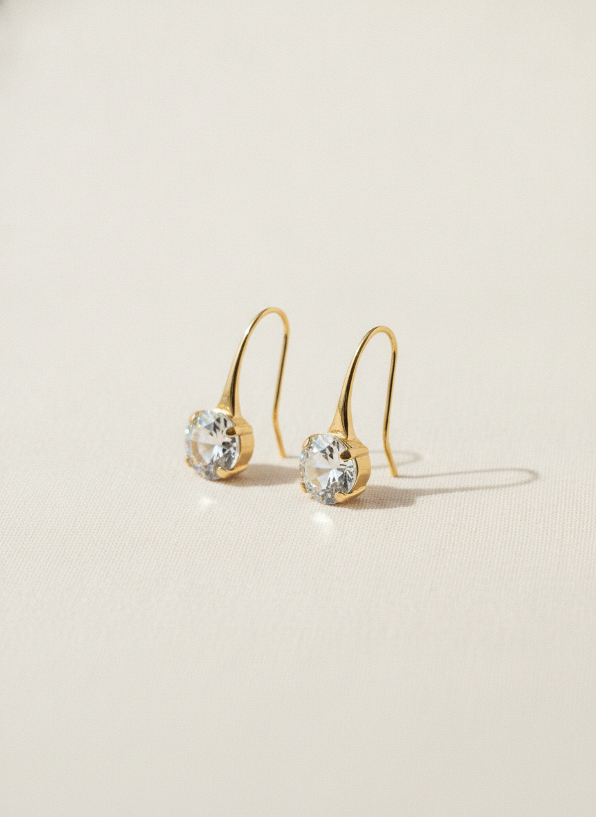 Elegant Crystal Drop Earrings