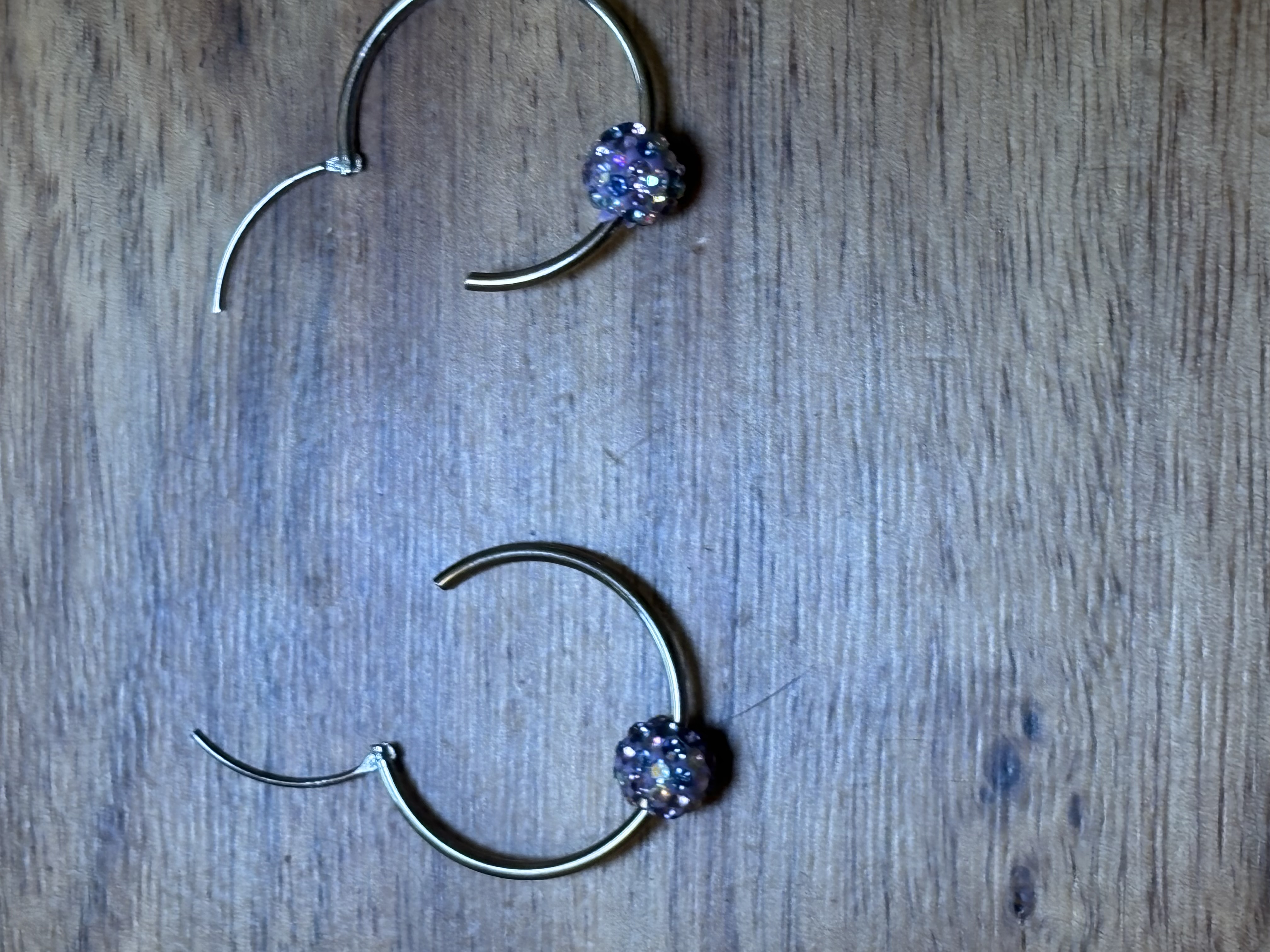 Swarovski Crystal Hoop Earrings