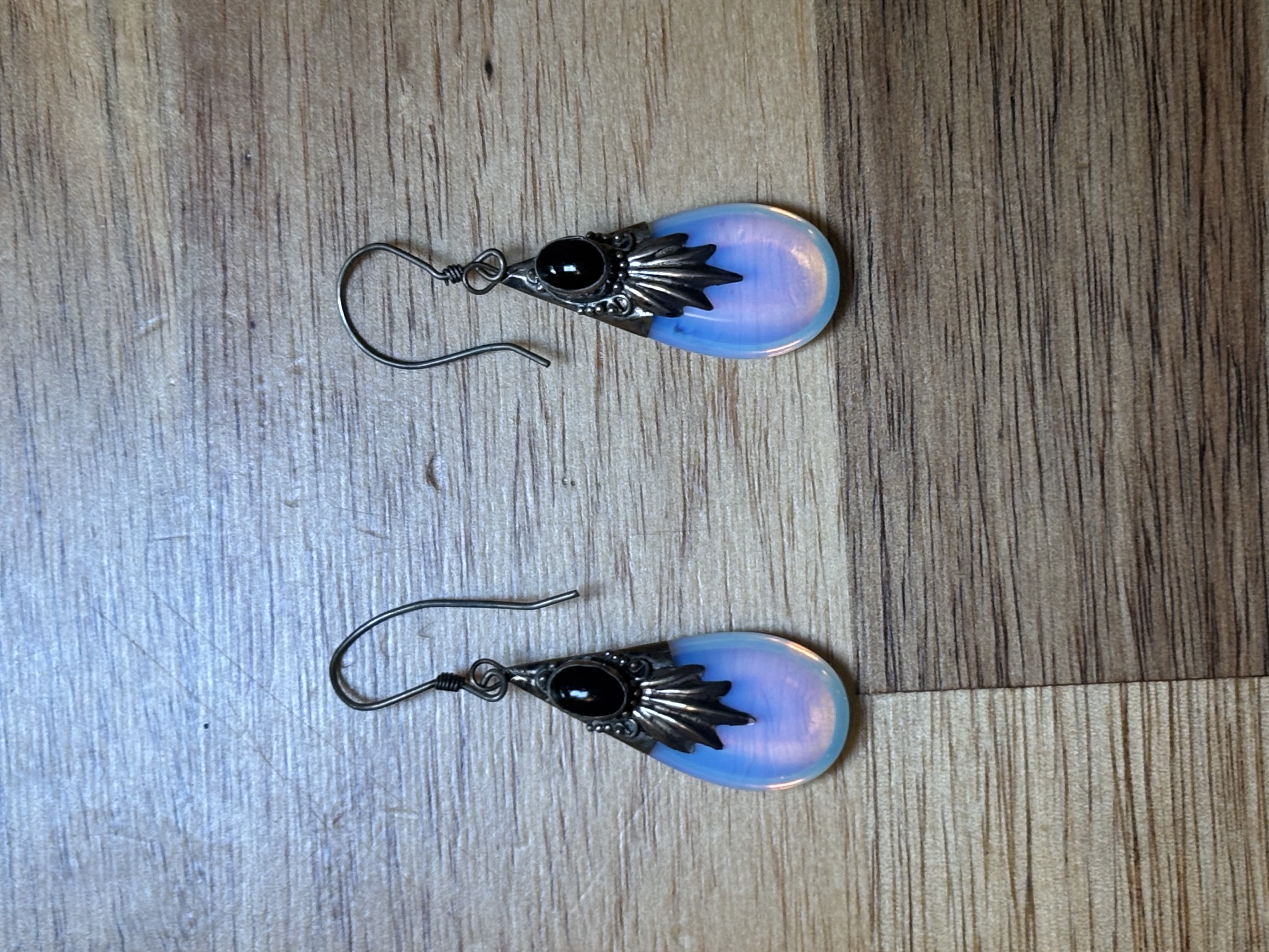 Opalescent Teardrop Earrings