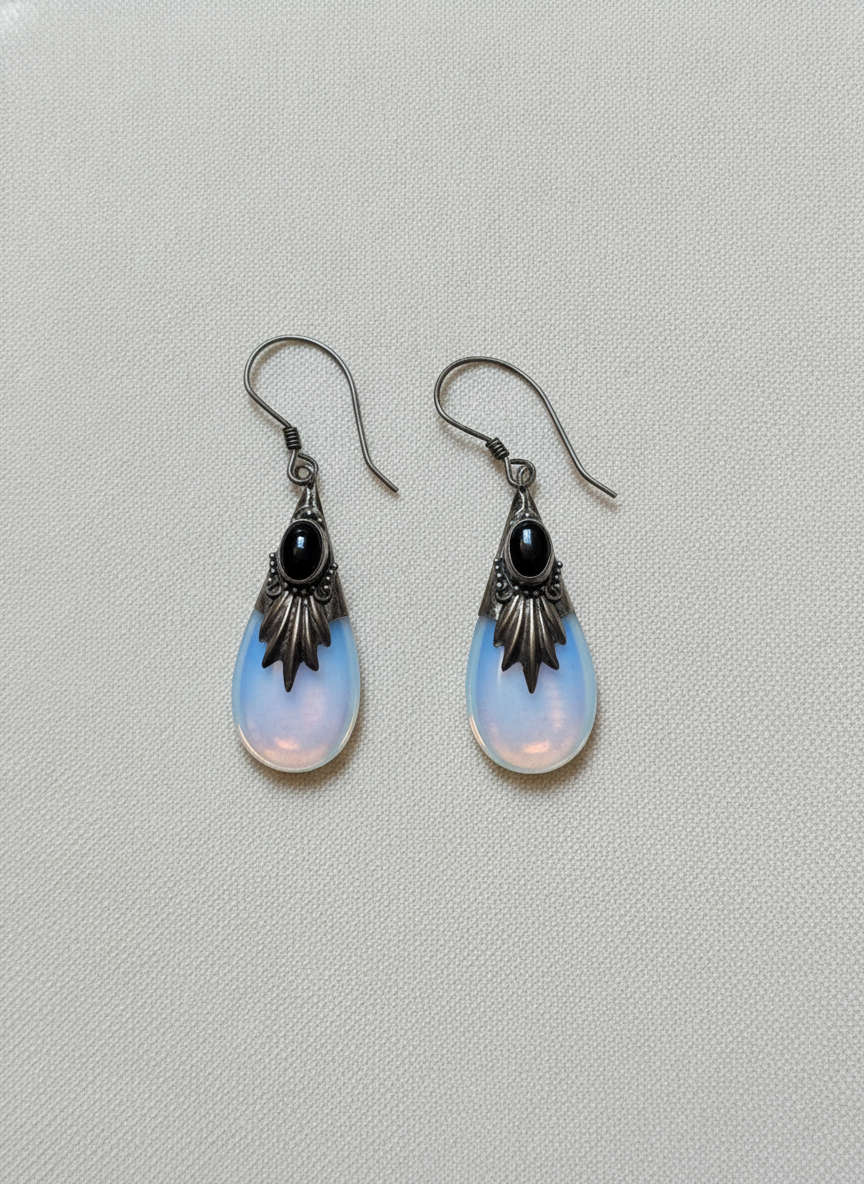 Opalescent Teardrop Earrings