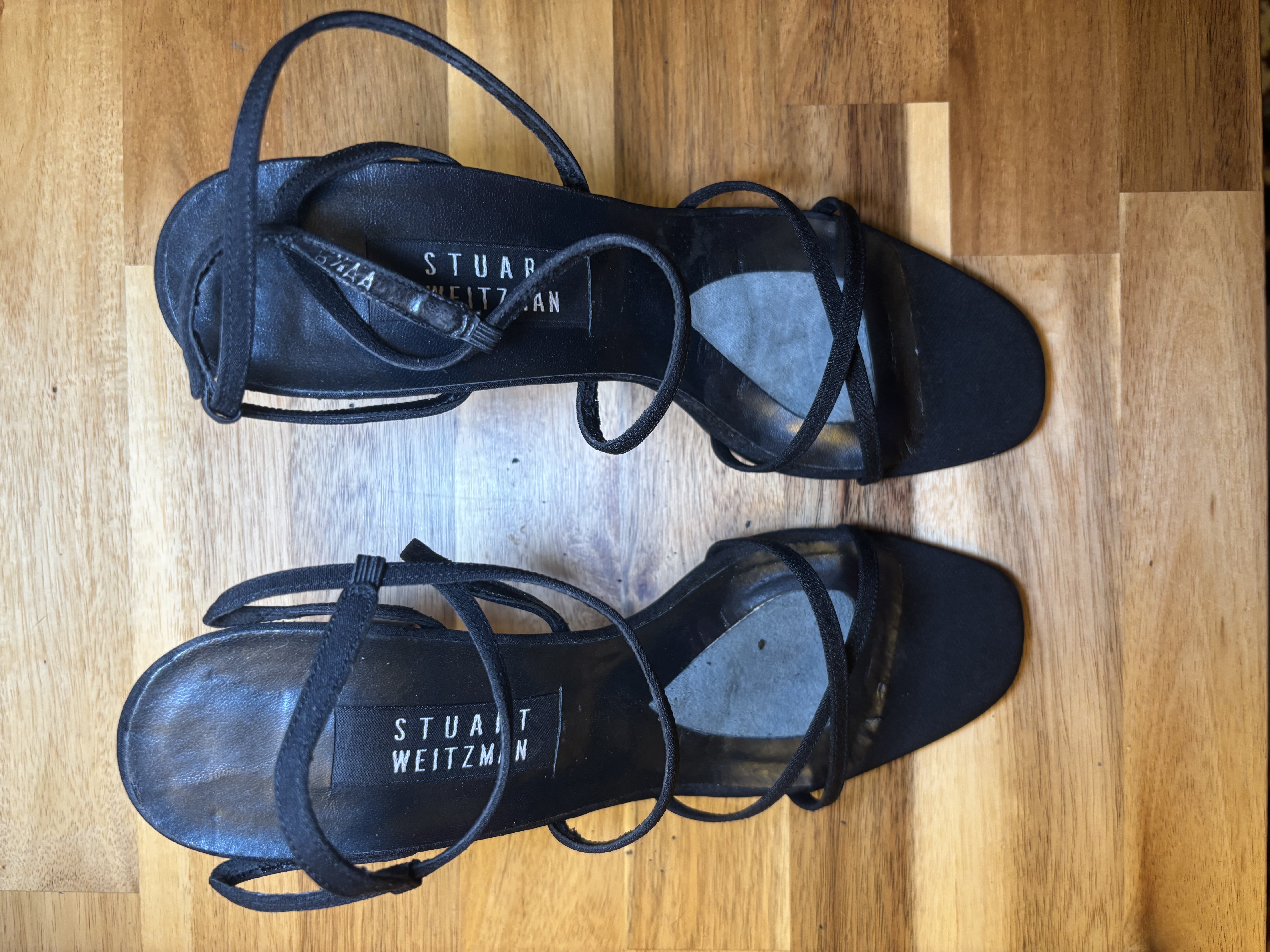 Stuart Weitzman Strappy Black Heels