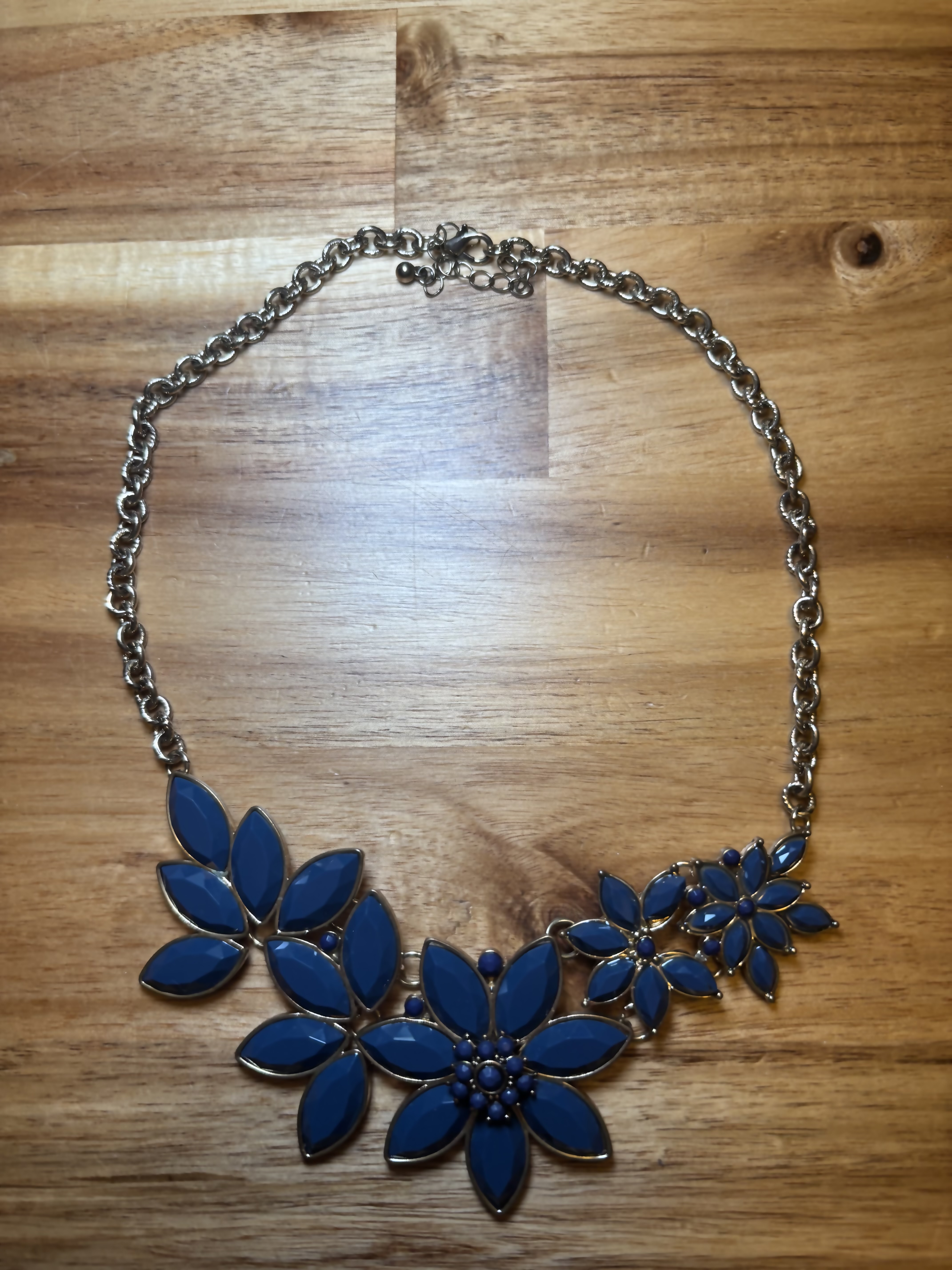 Ann Taylor Floral Statement Necklace