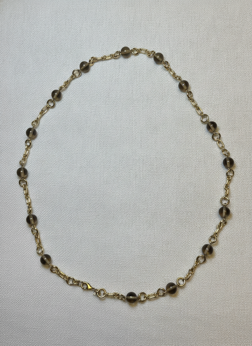 J.Crew Vintage Gold Bead Necklace