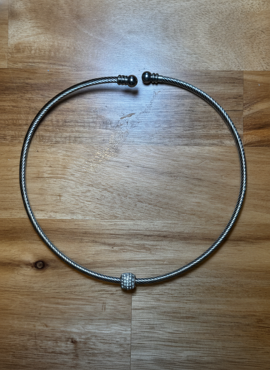 David Yurman Cable Choker - Styled Flat-Lay