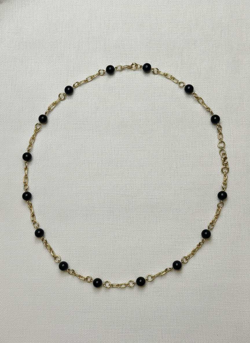 Elegant Gold Chain Necklace - Studio Shot