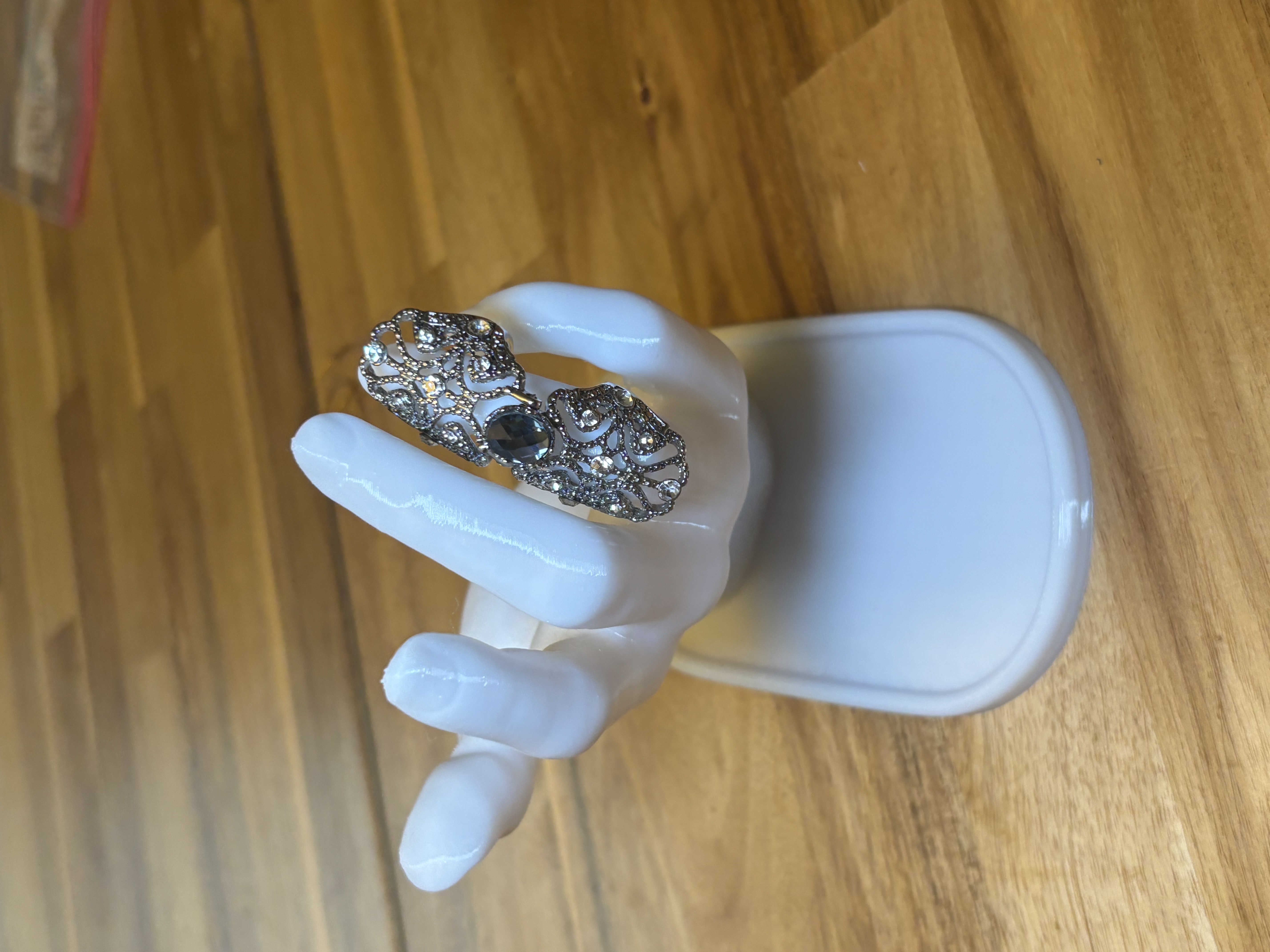 Unknown Brand Ornate Silver Ring