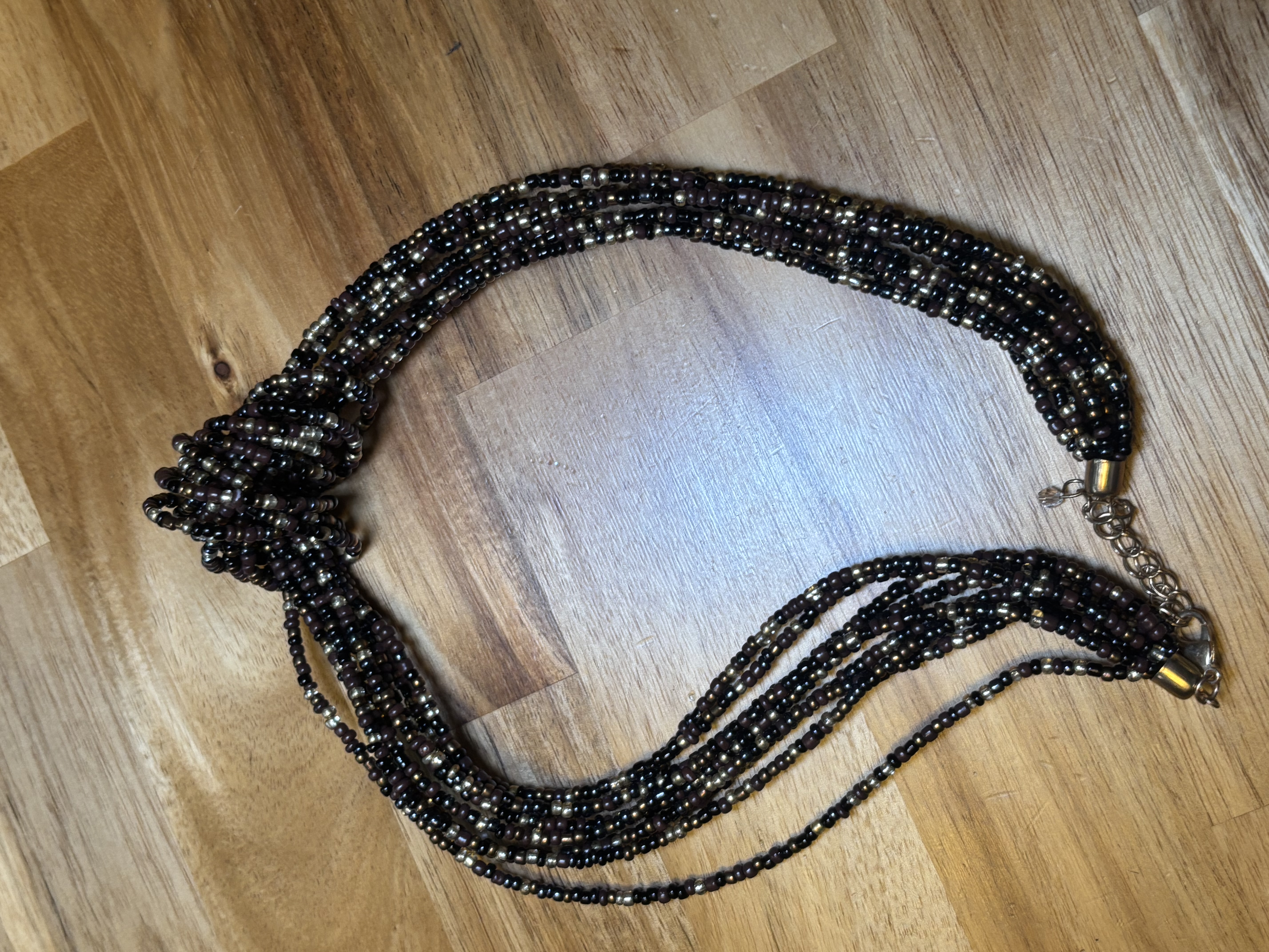 Niquea.D Multi-Strand Beaded Necklace
