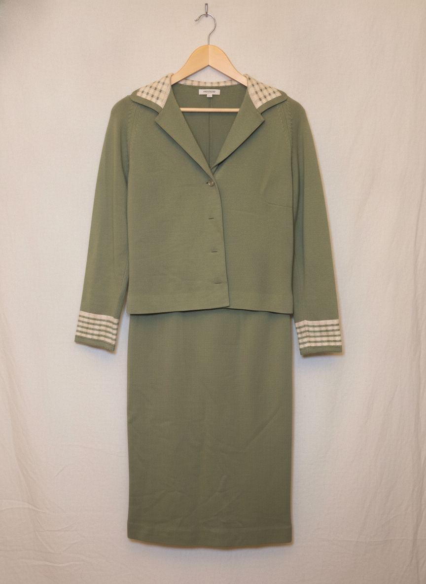 Jernatof Italy Vintage Knit Suit - Studio Shot