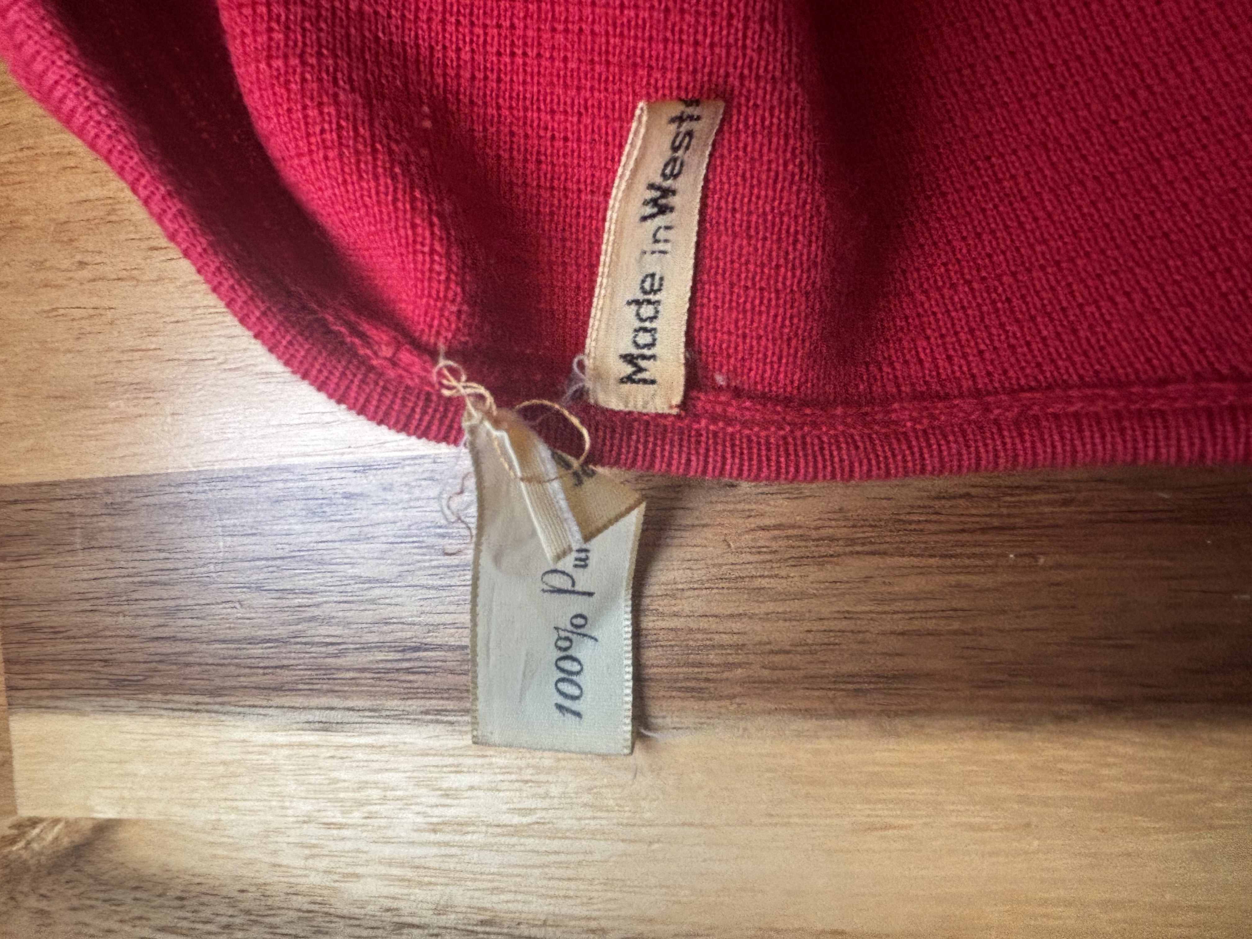 Unknown Brand Red Vest Dress