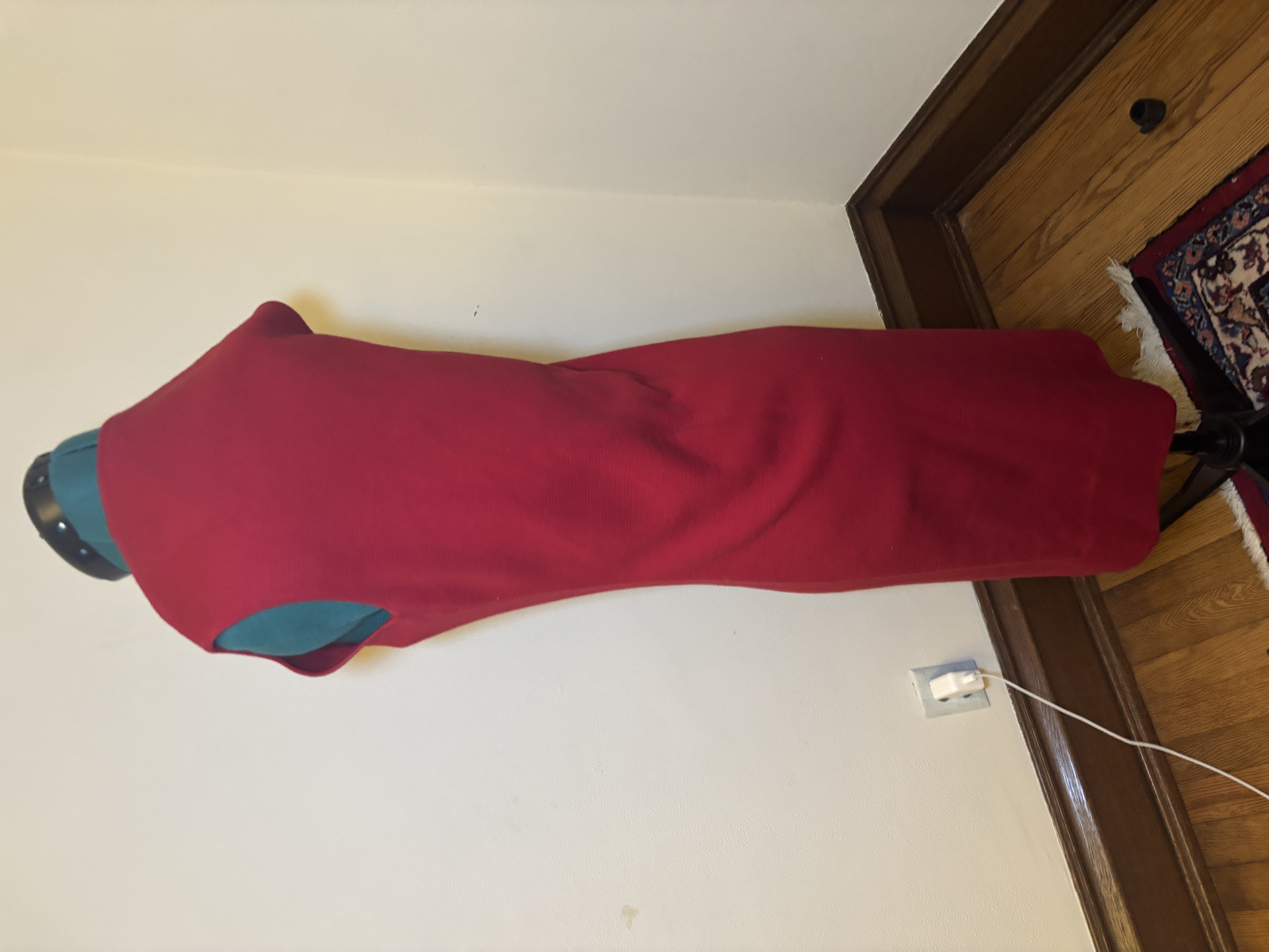 Unknown Brand Red Vest Dress