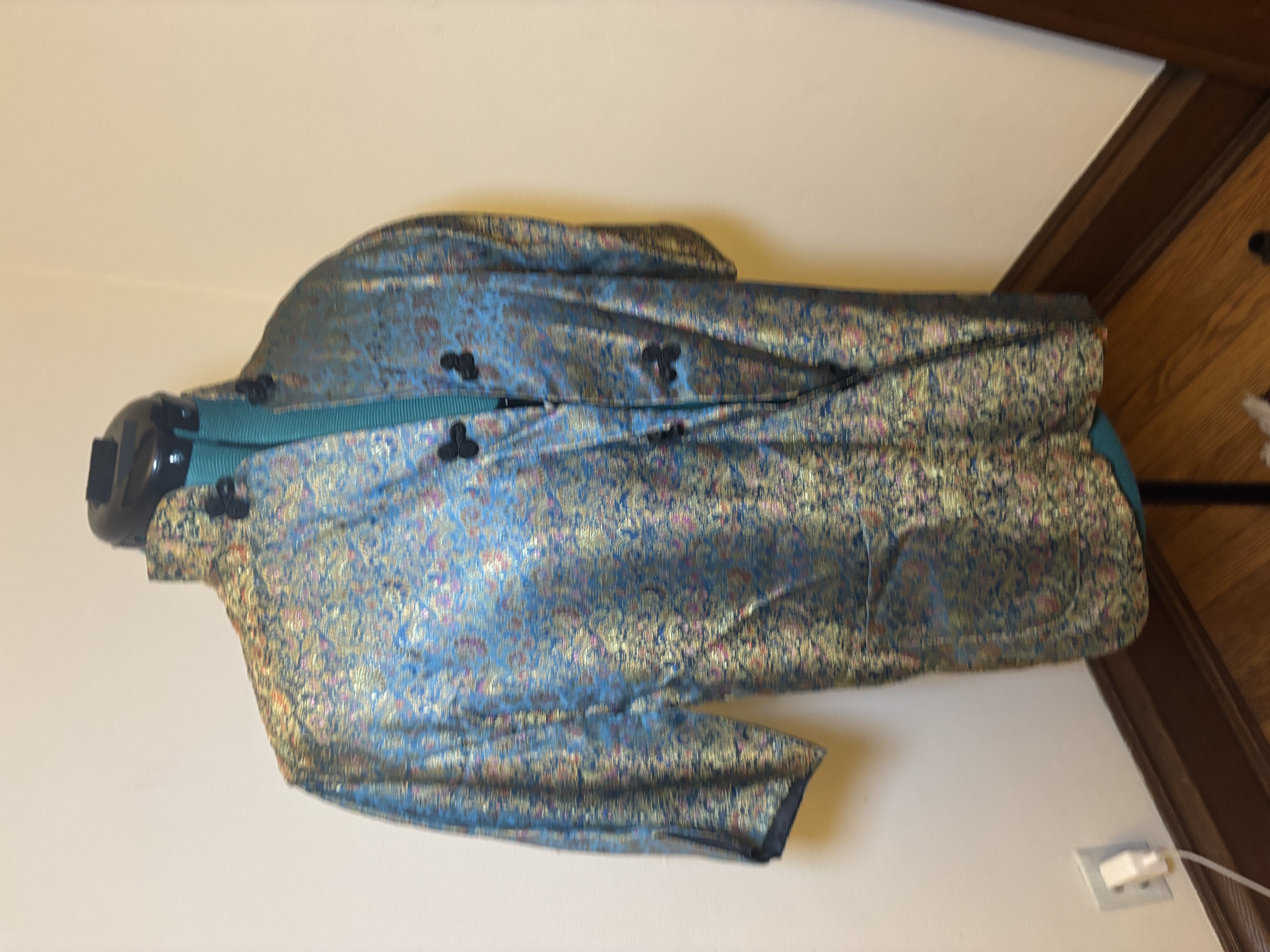 Vintage Metallic Brocade Jacket