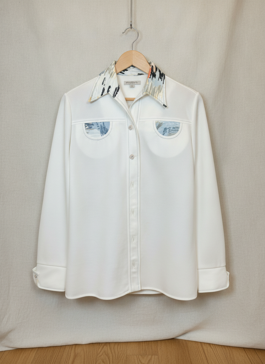 Mr. Sergio Crisp White Suit - Studio Shot