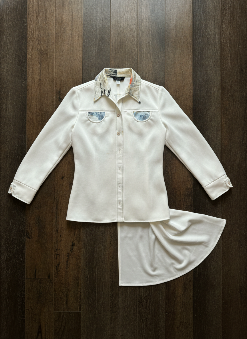 Mr. Sergio Crisp White Suit - Styled Flat-Lay