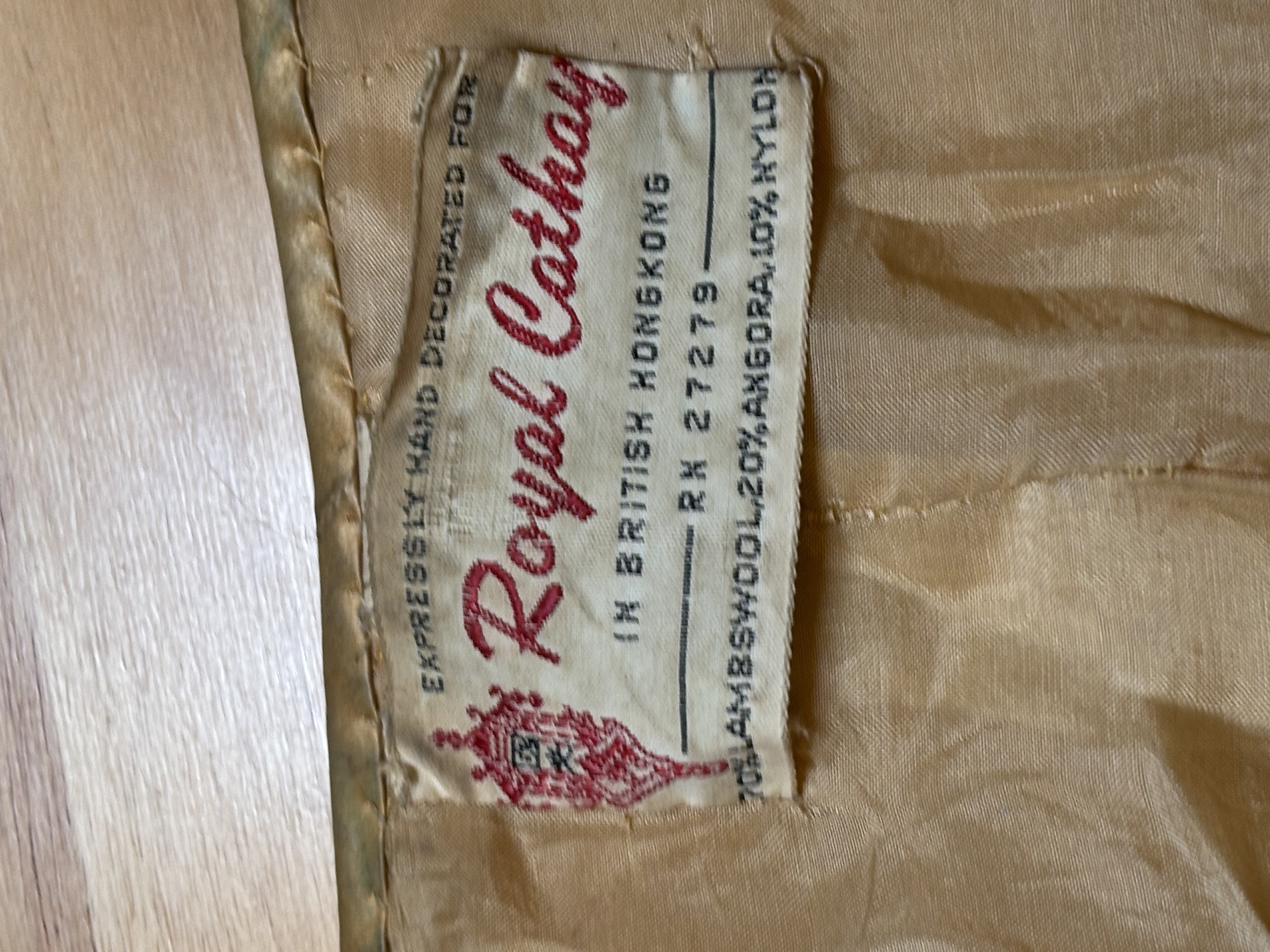 Royal Cathay Hand-Decorated Cardigan