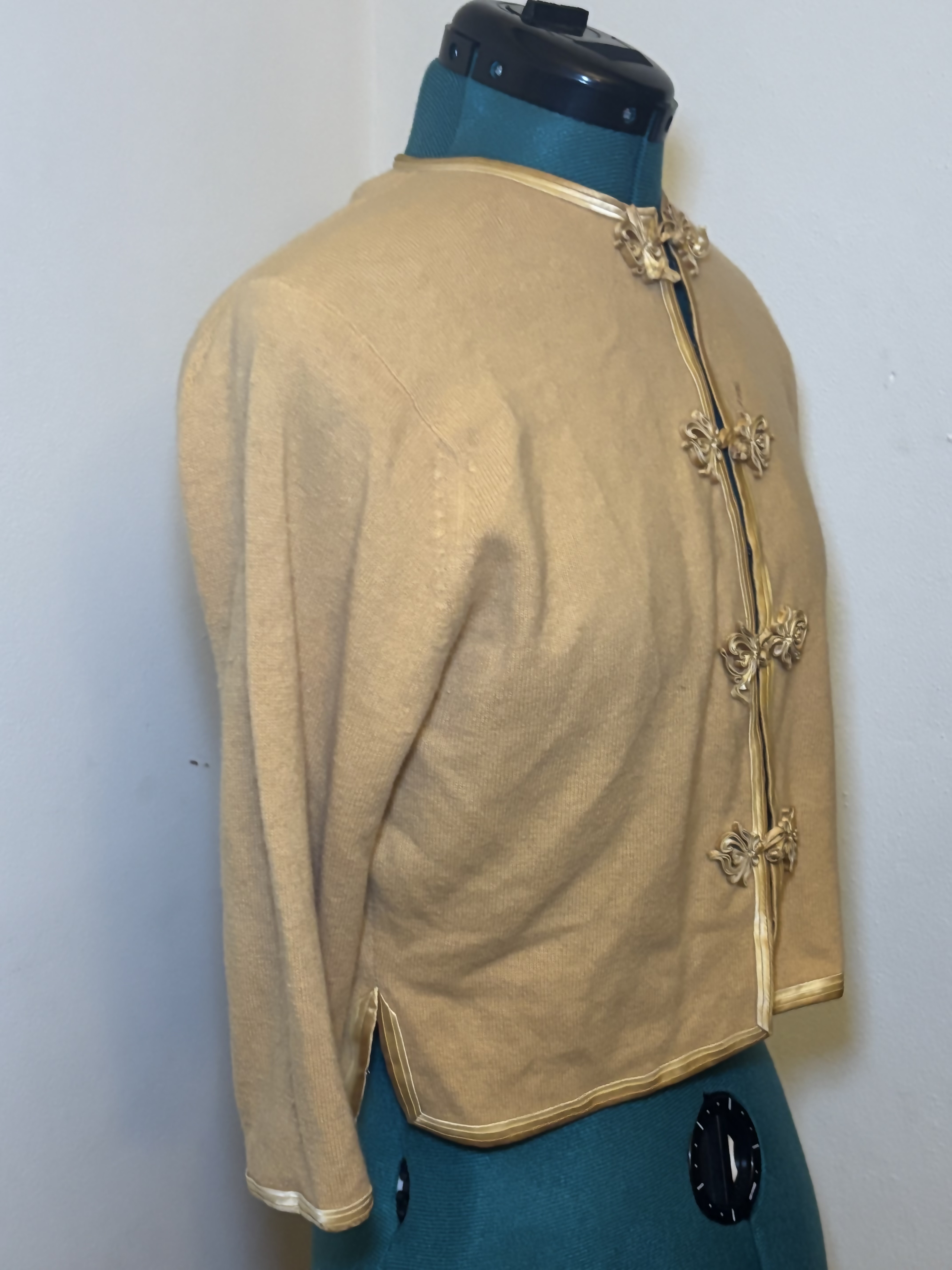 Royal Cathay Hand-Decorated Cardigan