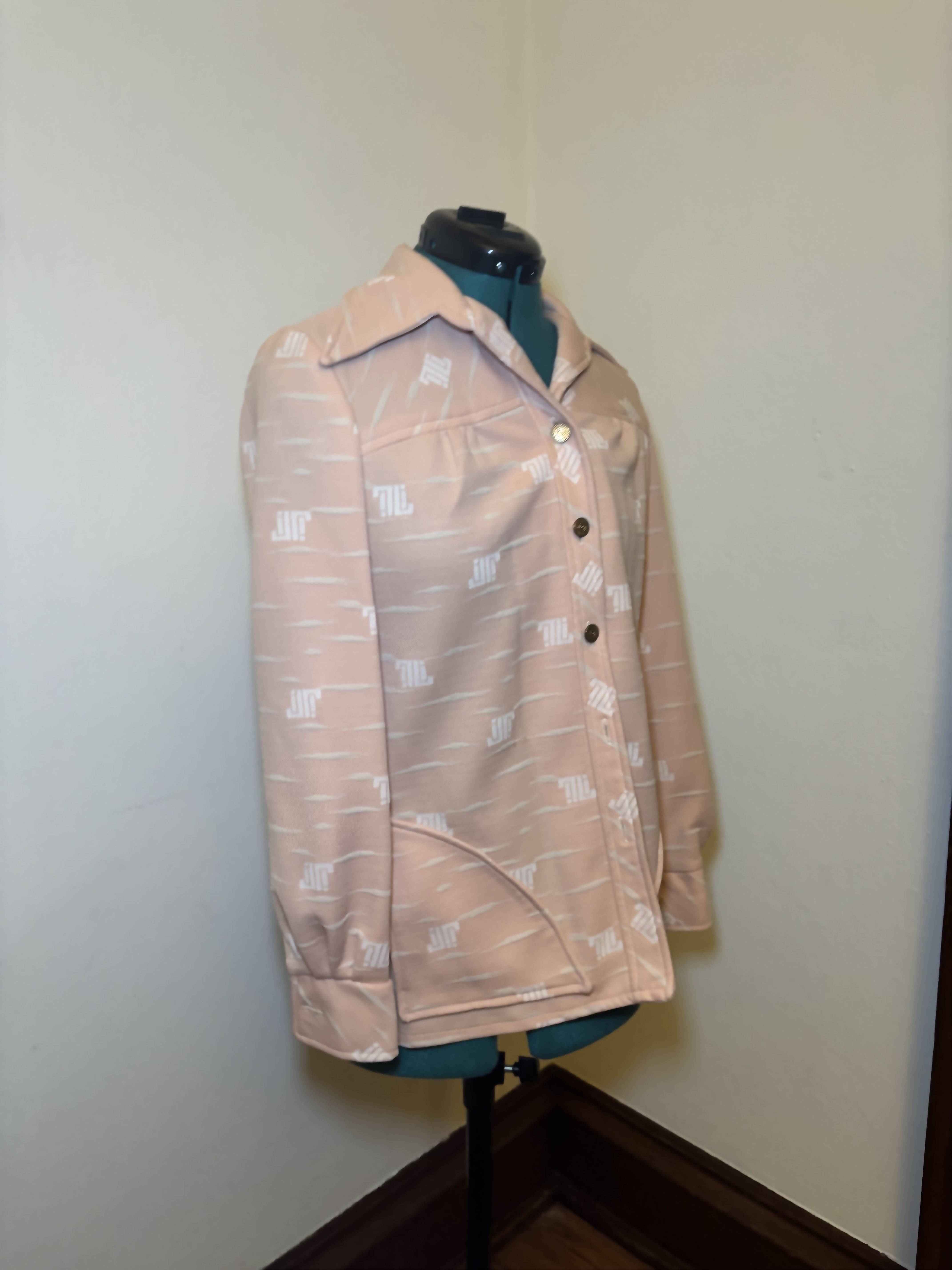 Unknown Brand Peach Printed Jacket