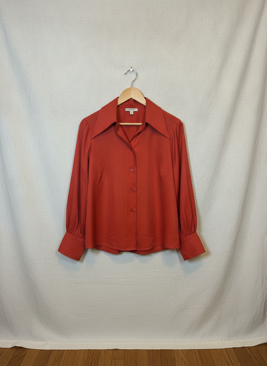 Alice Stuart Vintage Red Blouse