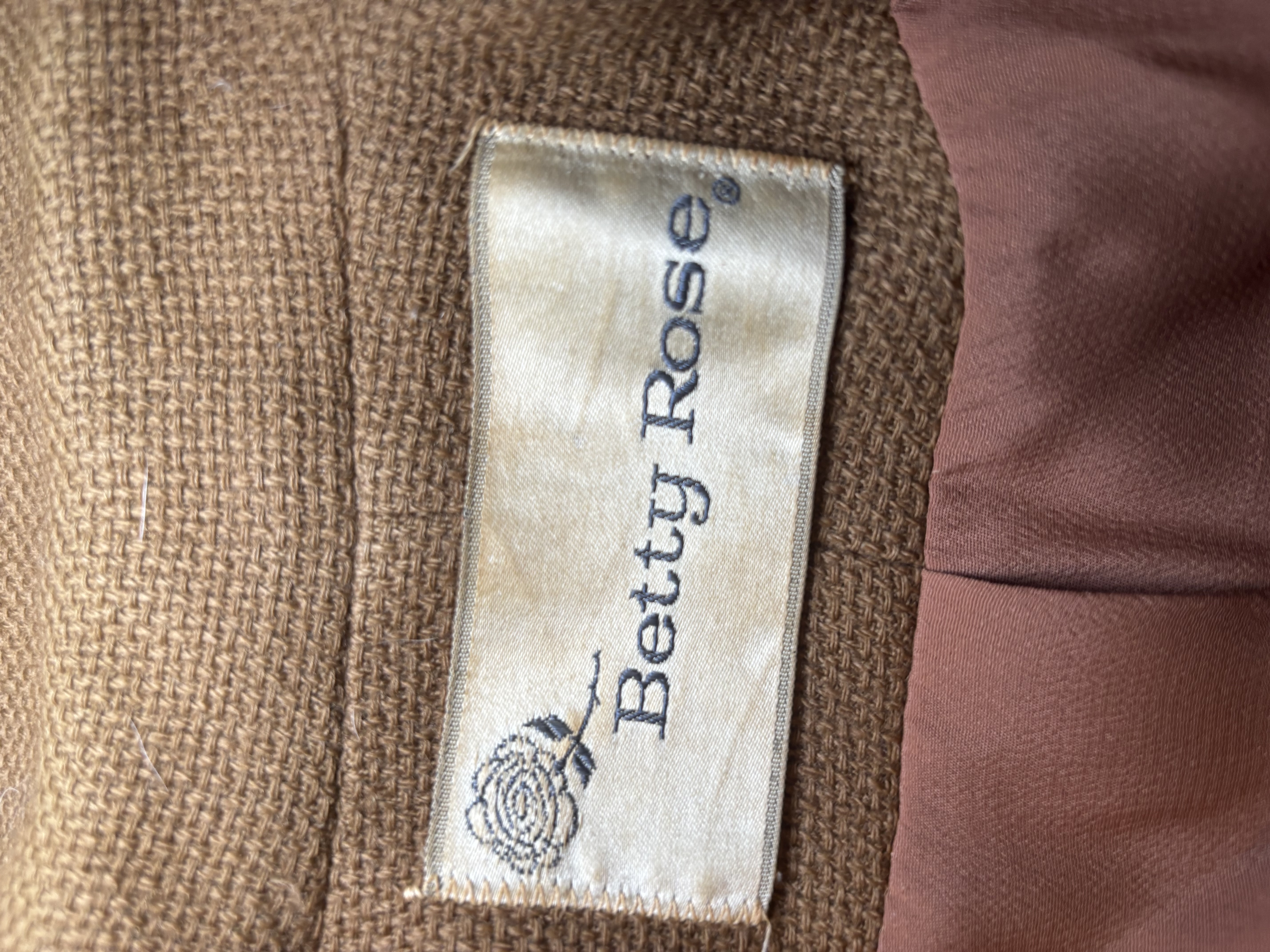 Betty Rose Beige Textured Jacket