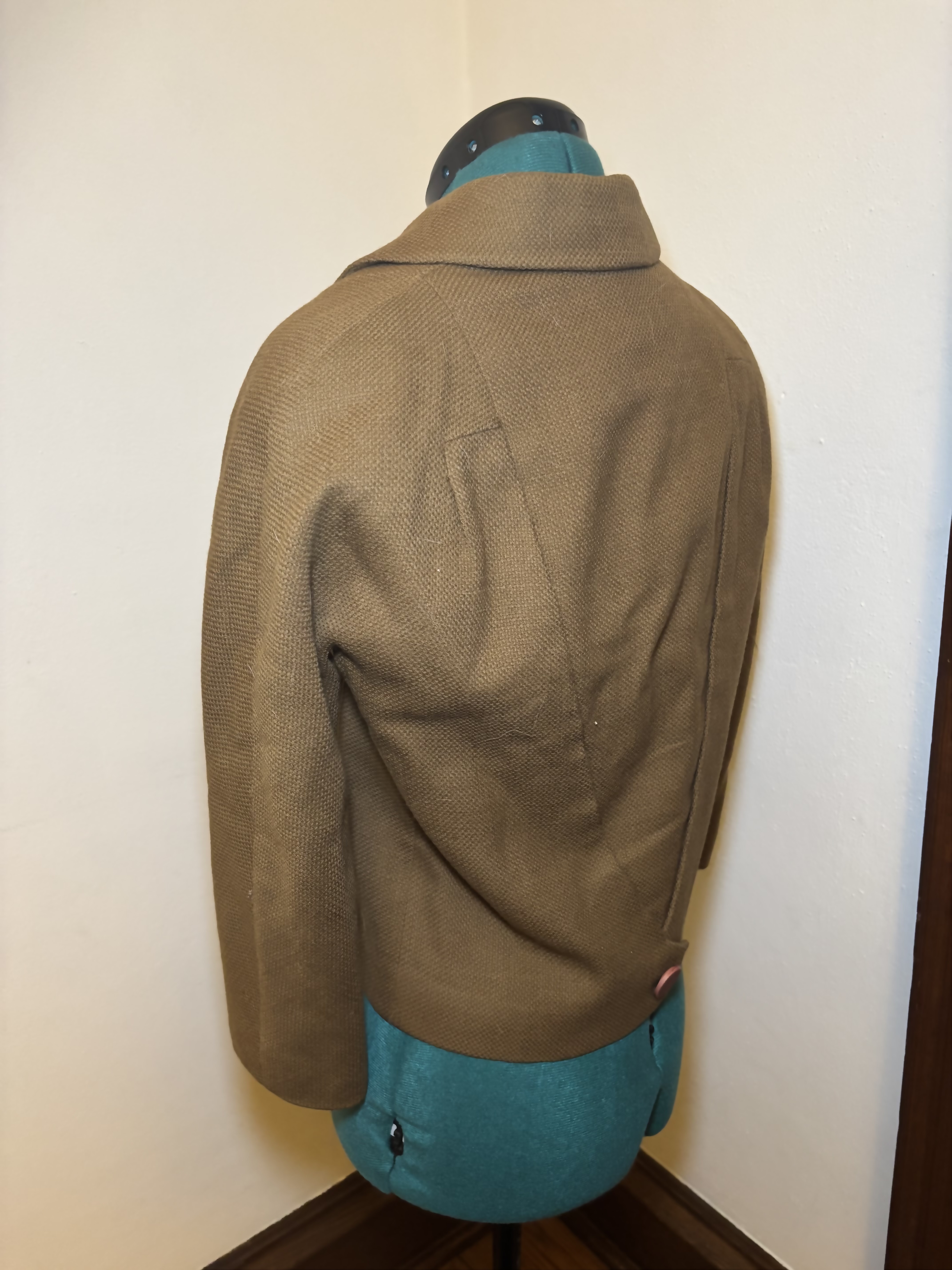 Betty Rose Beige Textured Jacket