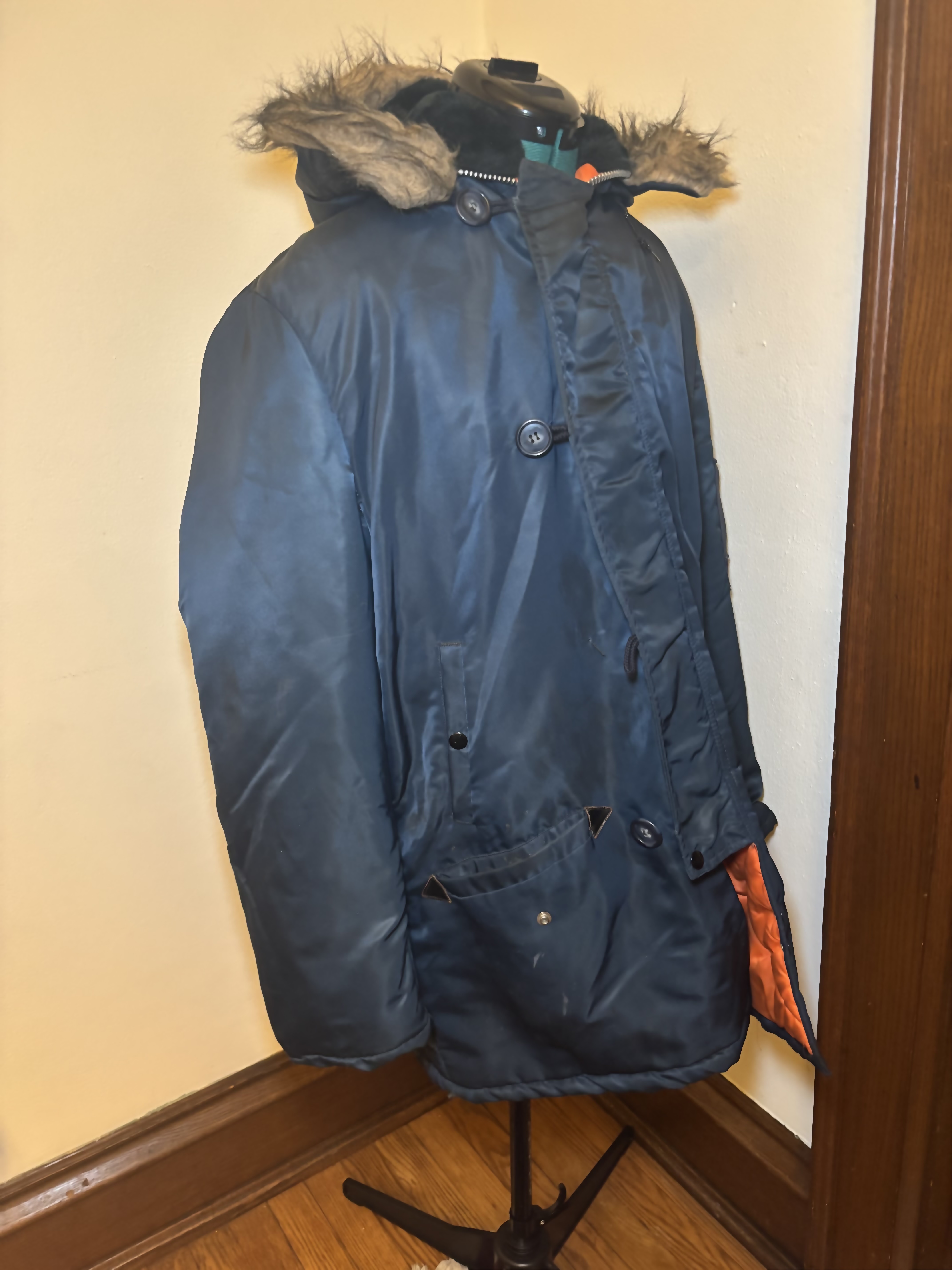 Unknown Brand Navy Parka Jacket