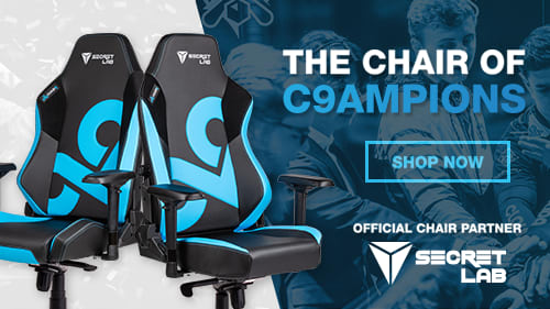 Cloud9 x Secretlab gaming chair