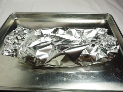 Ribs Wrapped in Foil