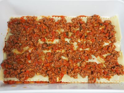 Cover the Noodles with Meat Sauce